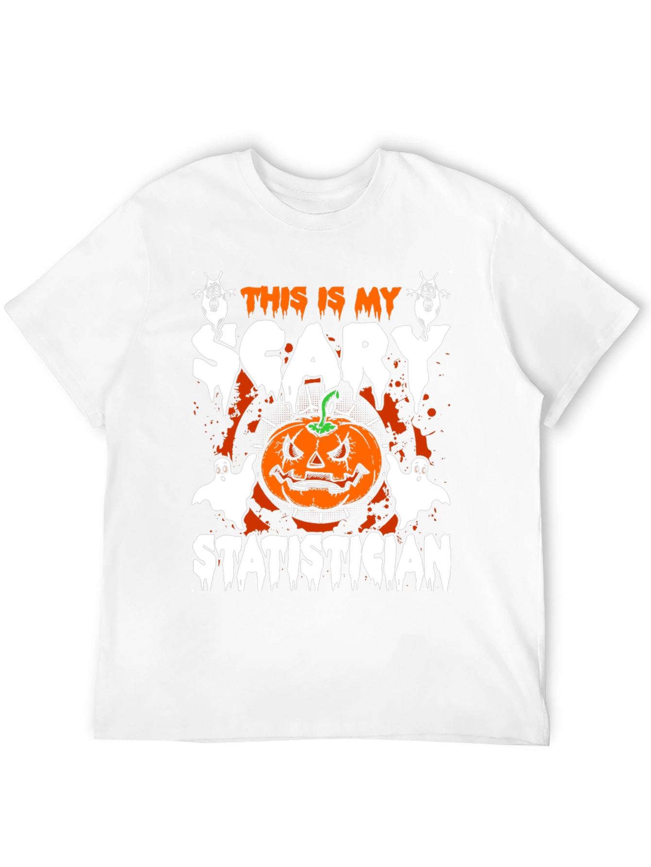 Scary Statistician Halloween T-Shirt