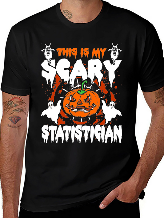 Scary Statistician Halloween T-Shirt