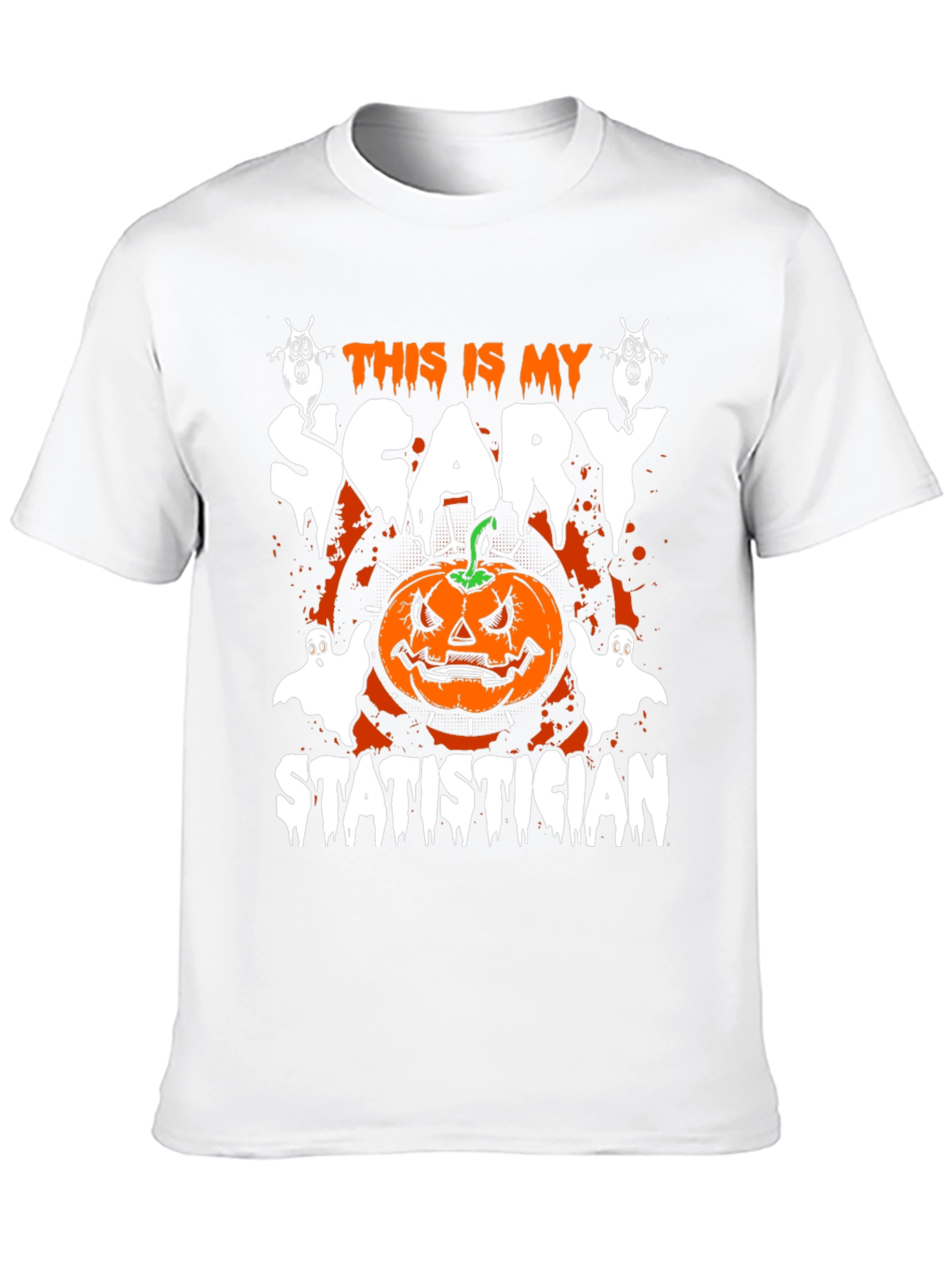 Scary Statistician Halloween T-Shirt
