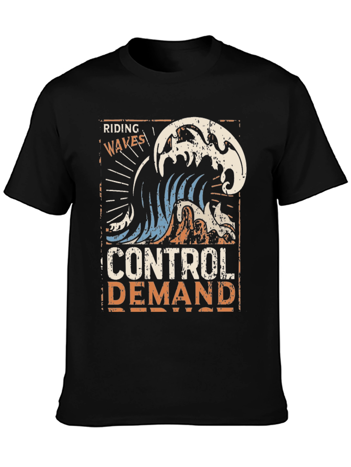 Riding Waves Graphic T-Shirt - Control Demand