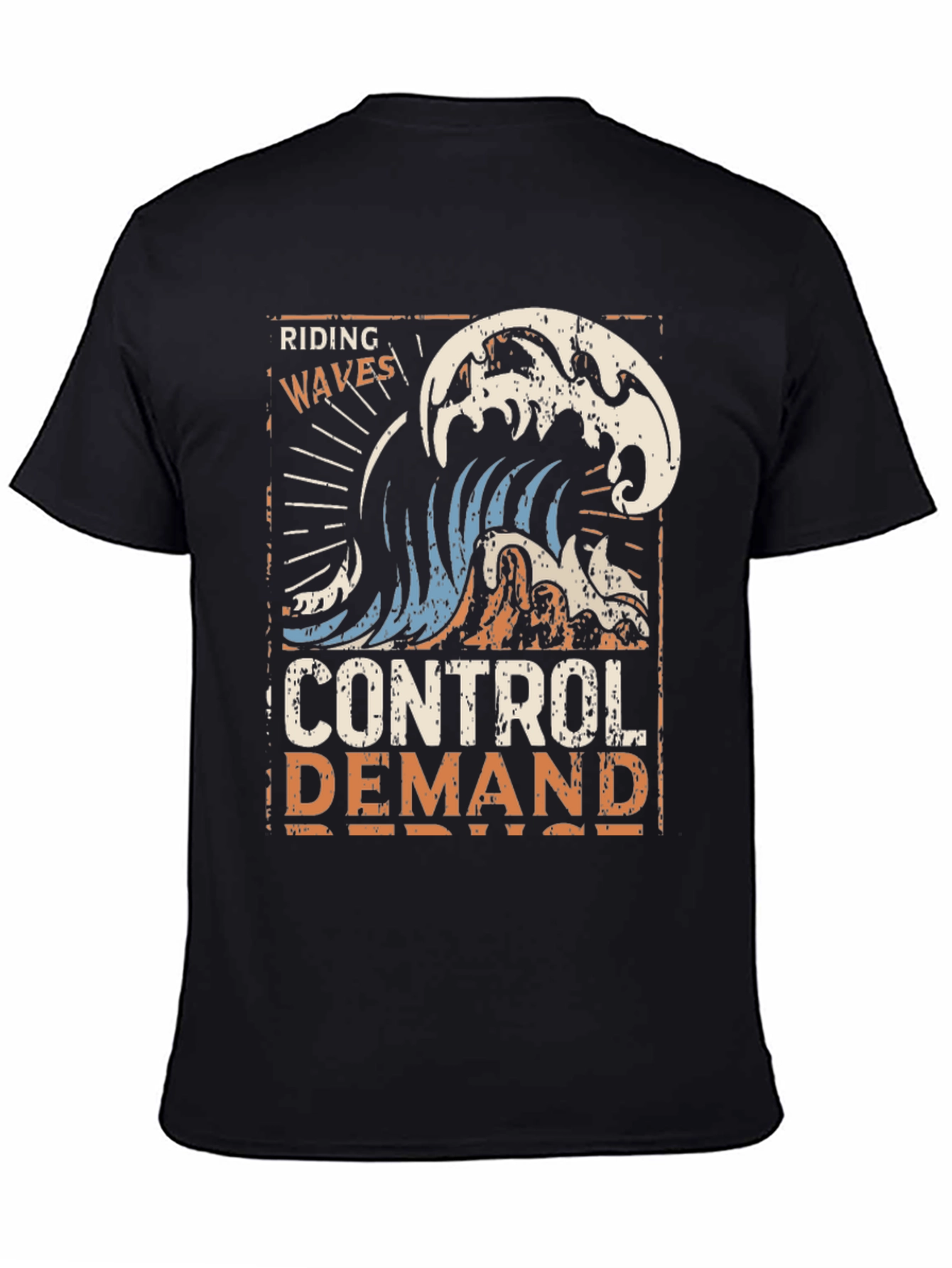 Riding Waves Graphic T-Shirt - Control Demand