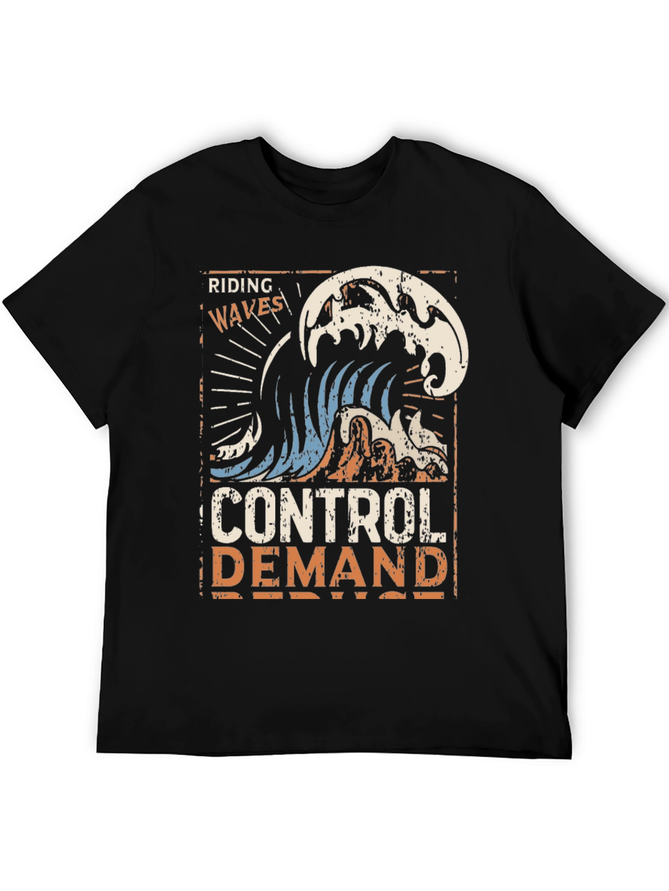 Riding Waves Graphic T-Shirt - Control Demand