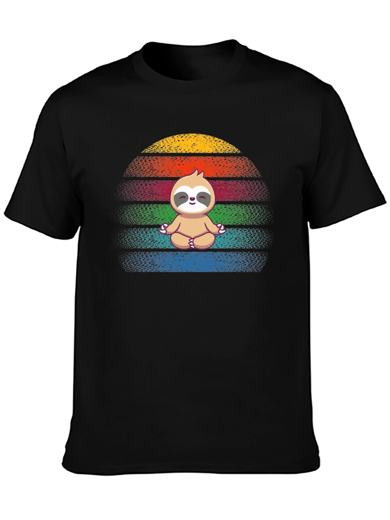 Meditating Sloth T-Shirt - Zen Vibes