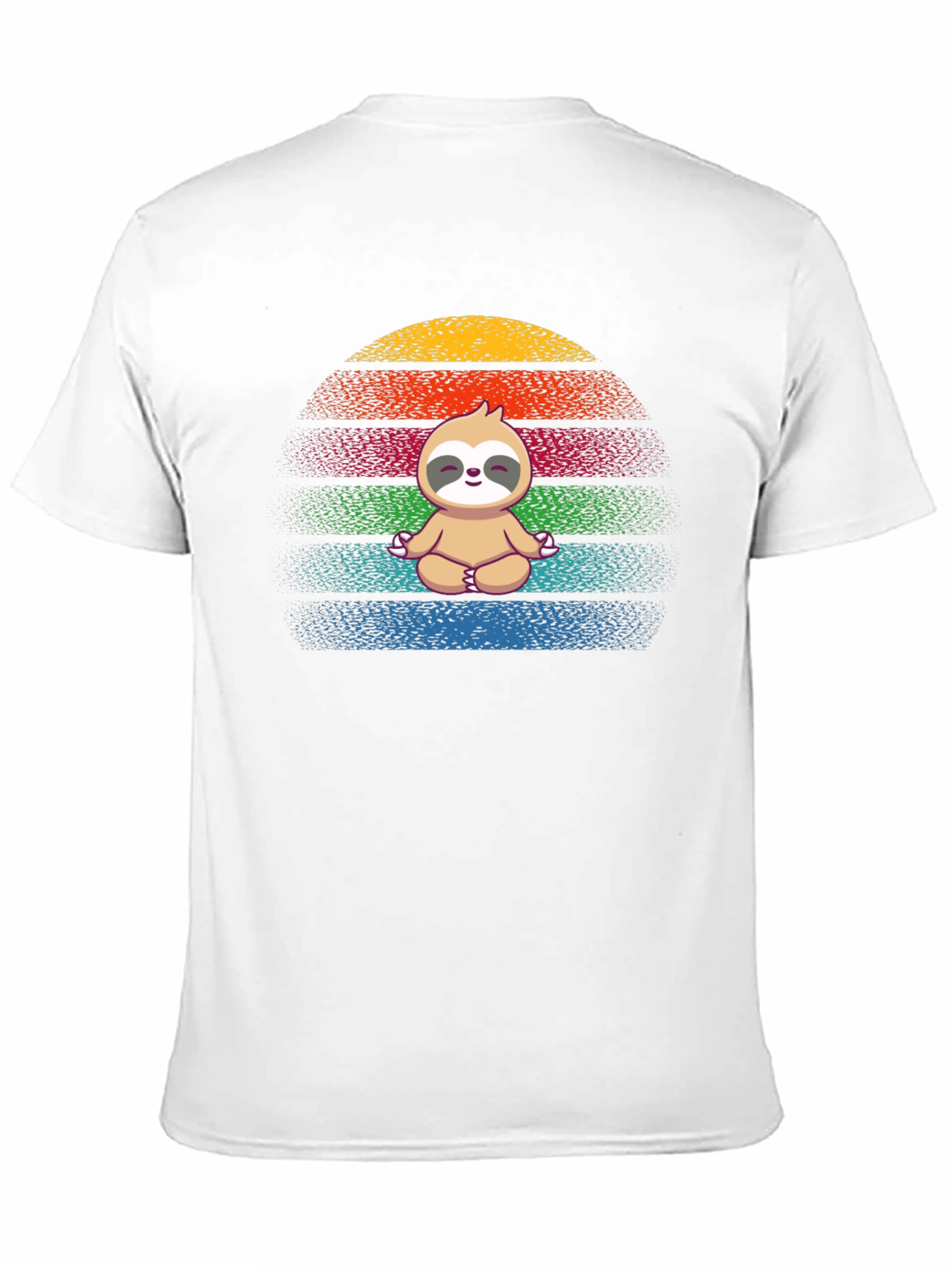 Meditating Sloth T-Shirt - Zen Vibes