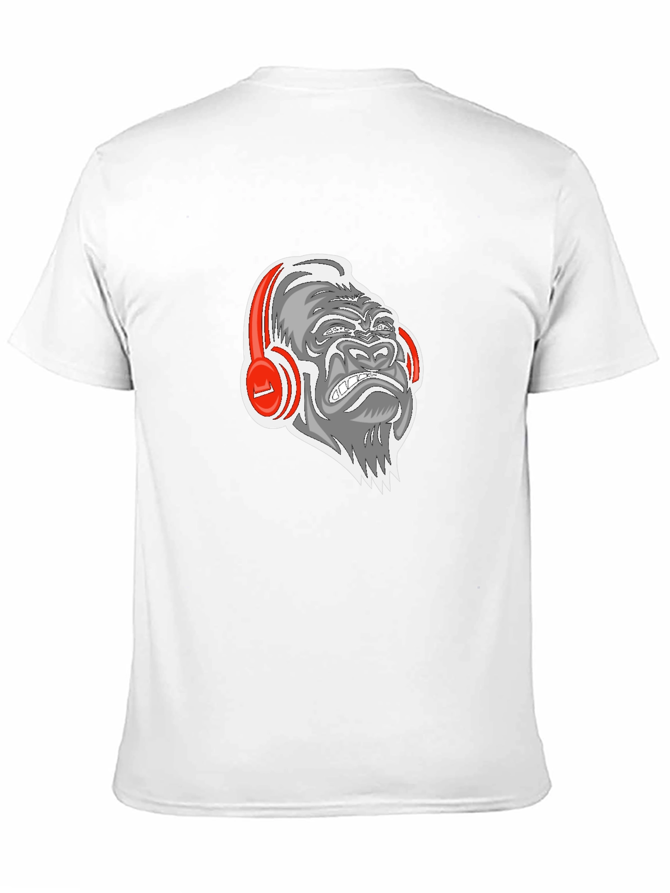 Gorilla Headphones Graphic Tee - Black