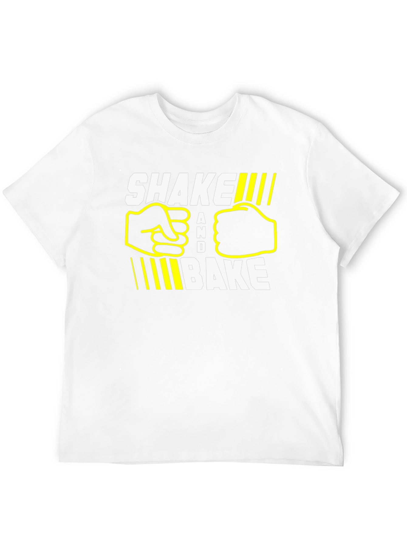 Shake and Bake Graphic Tee - Casual Black T-Shirt
