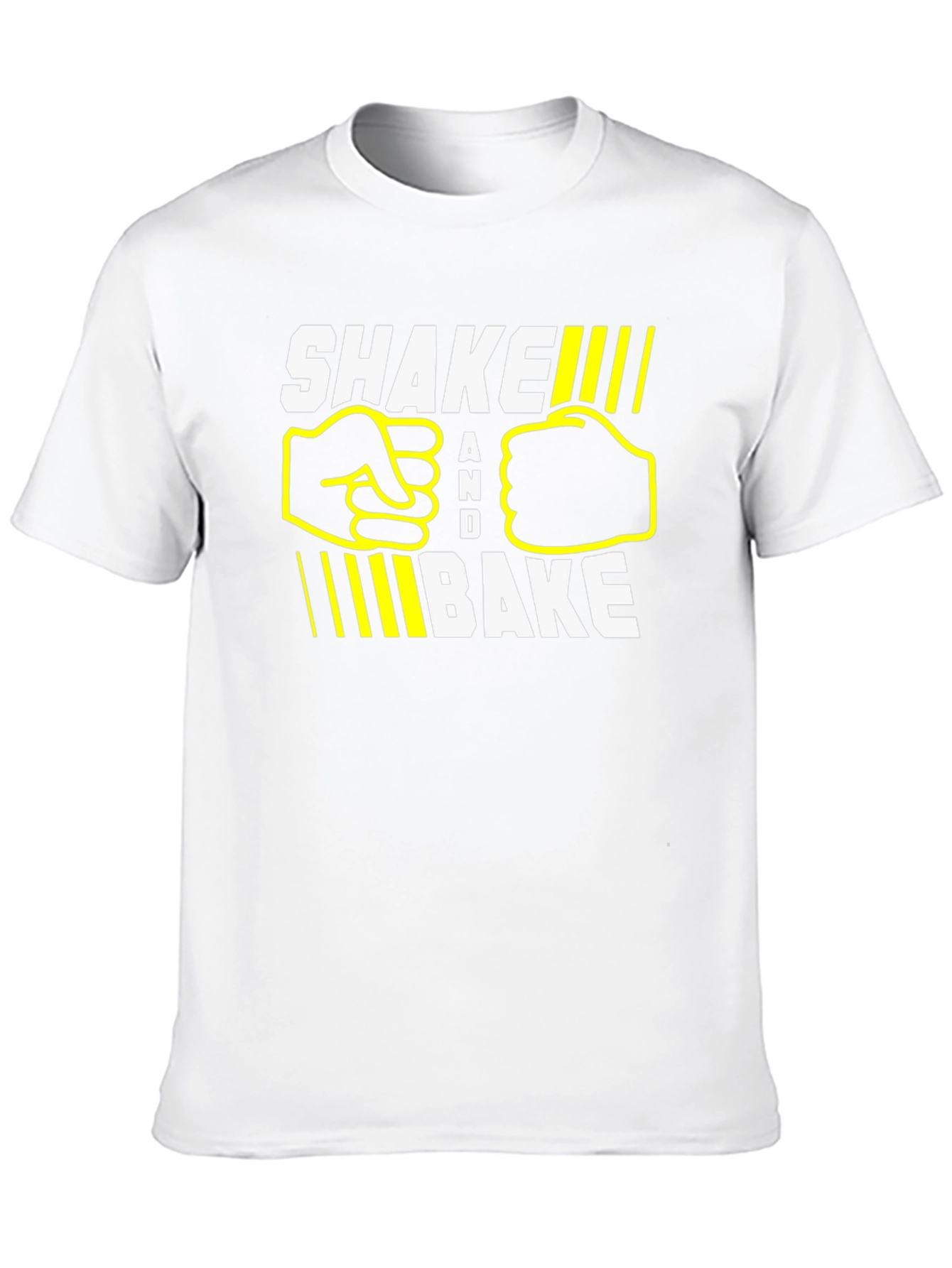 Shake and Bake Graphic Tee - Casual Black T-Shirt