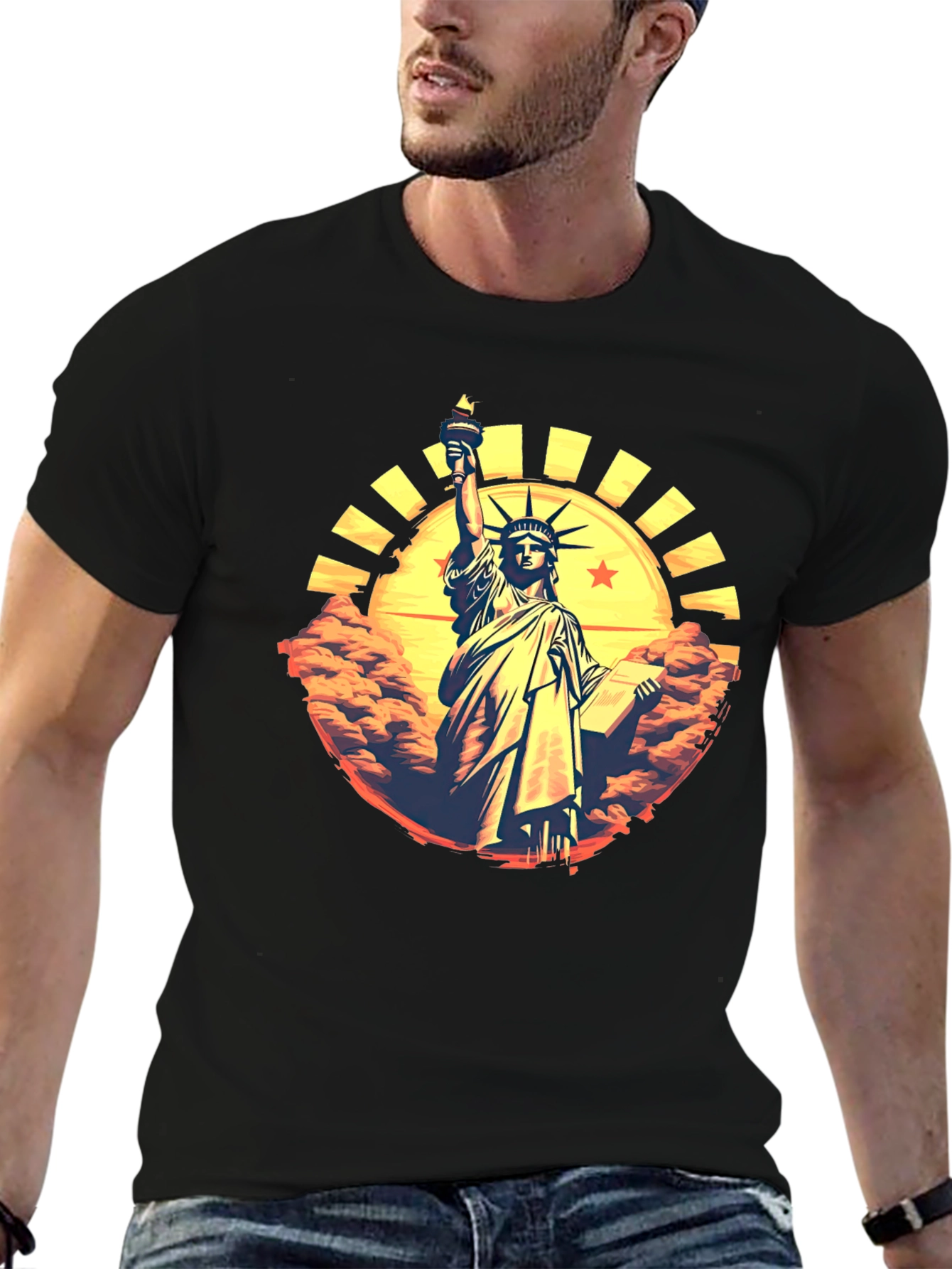 Statue of Liberty Graphic T-Shirt