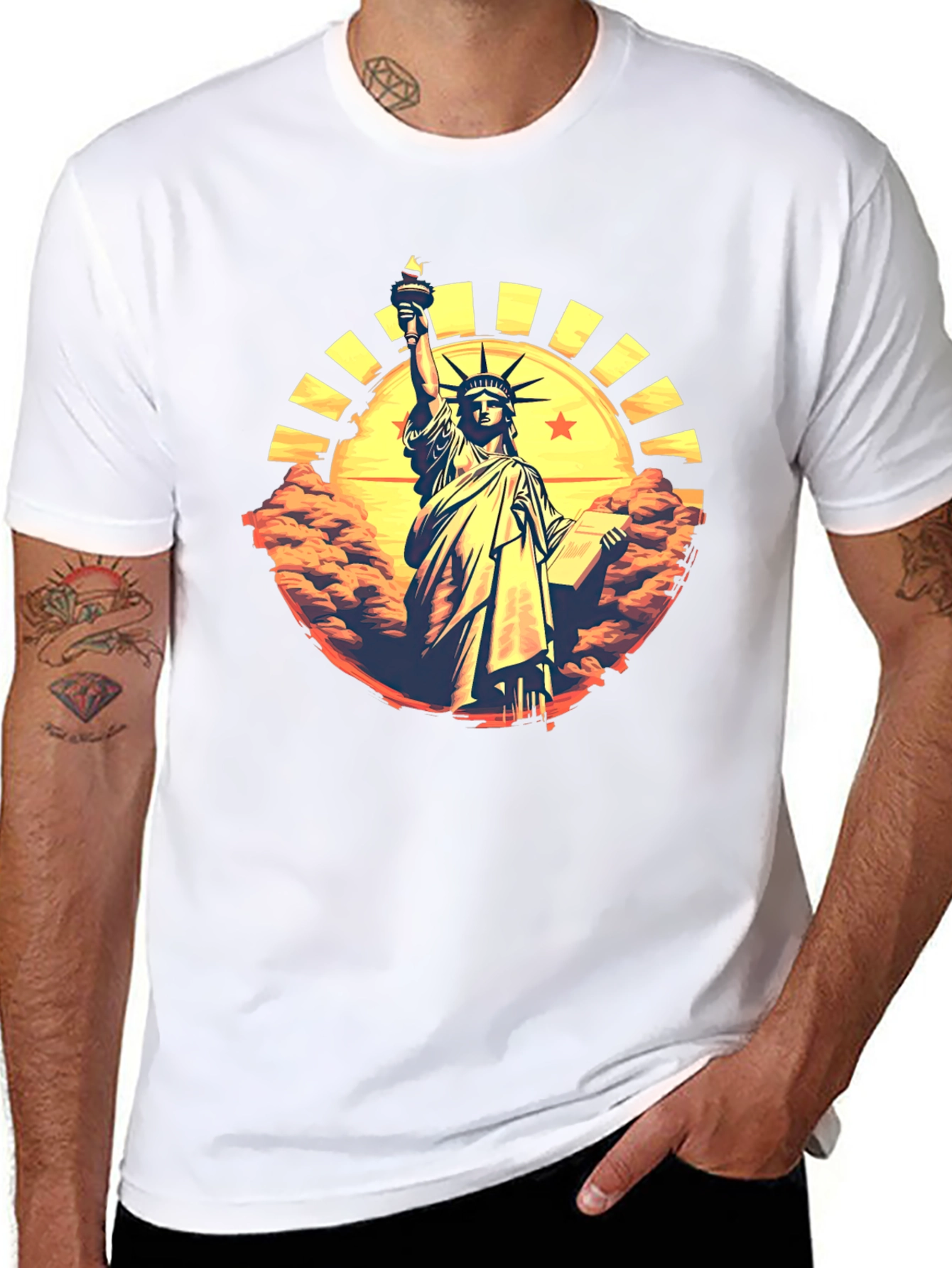 Statue of Liberty Graphic T-Shirt