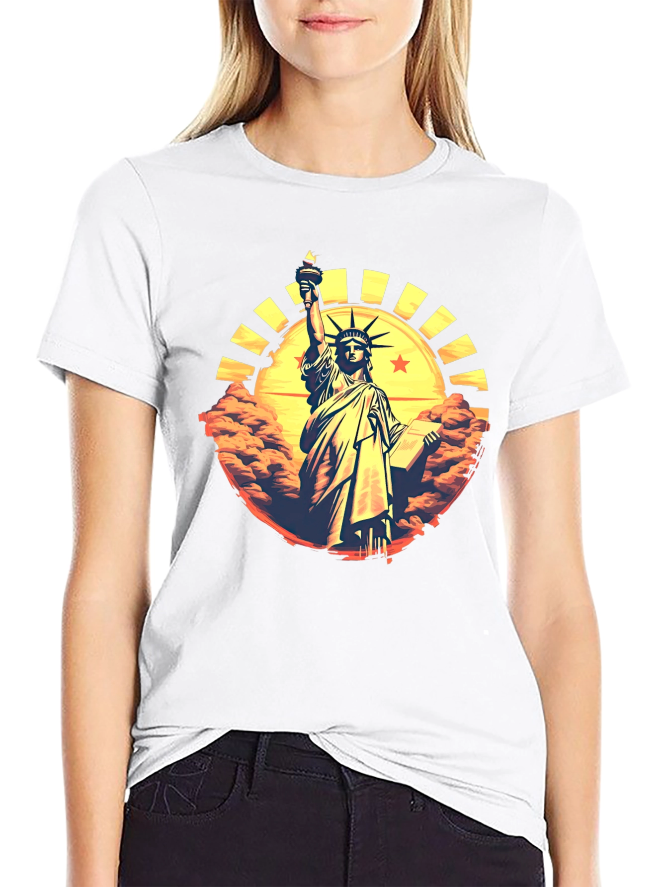 Statue of Liberty Graphic T-Shirt