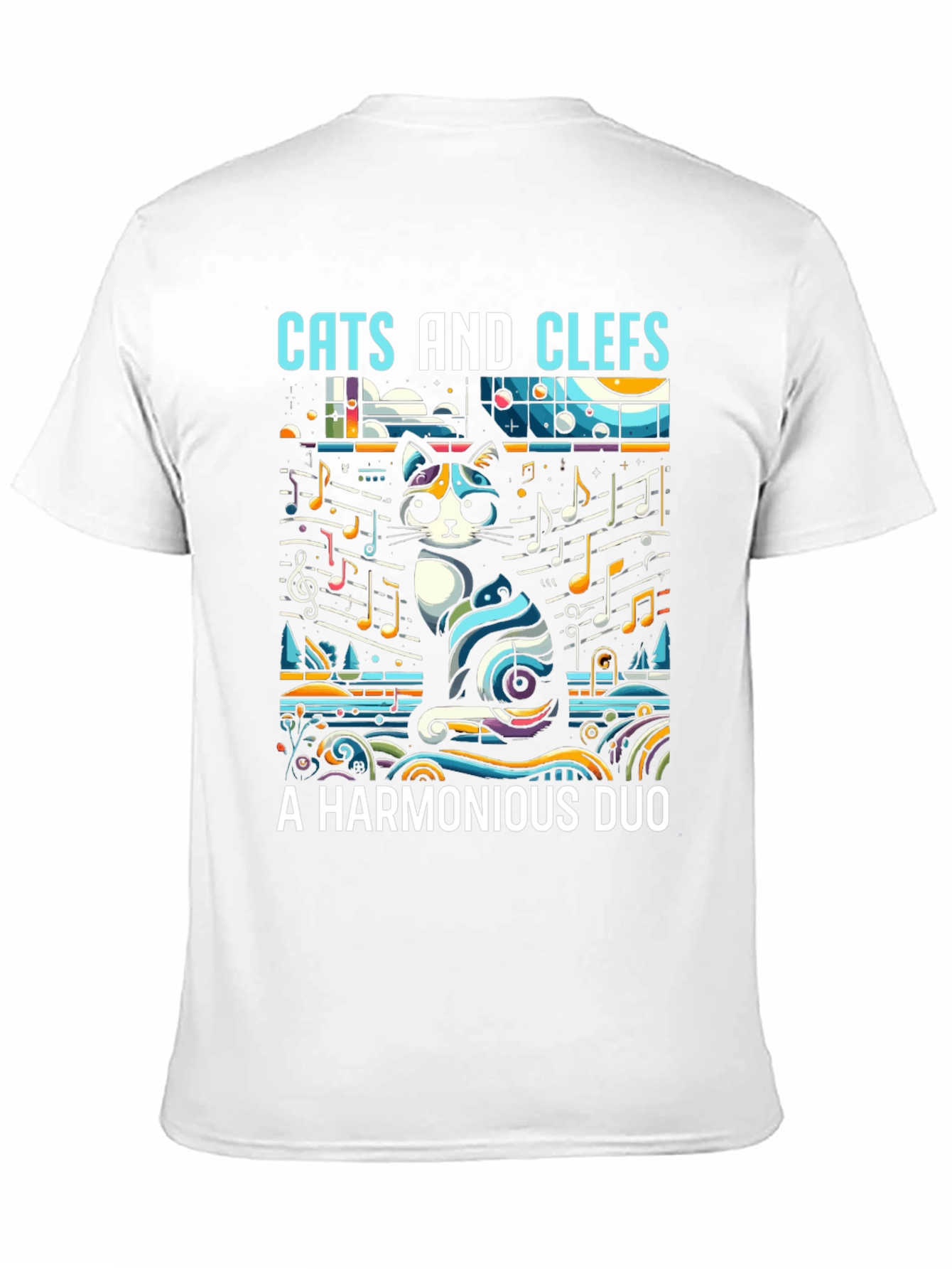 Cats and Clefs T-Shirt: A Harmonious Duo