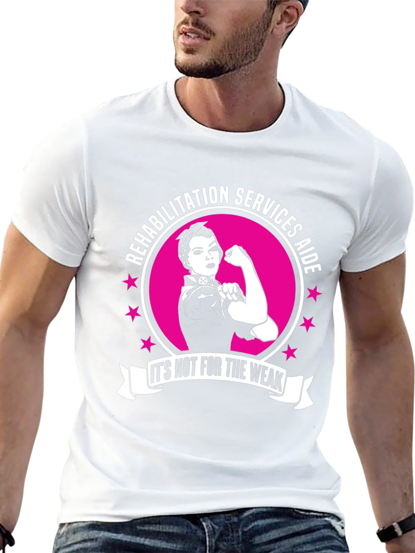 Rehabilitation Services Aide T-Shirt - Strong Women Design