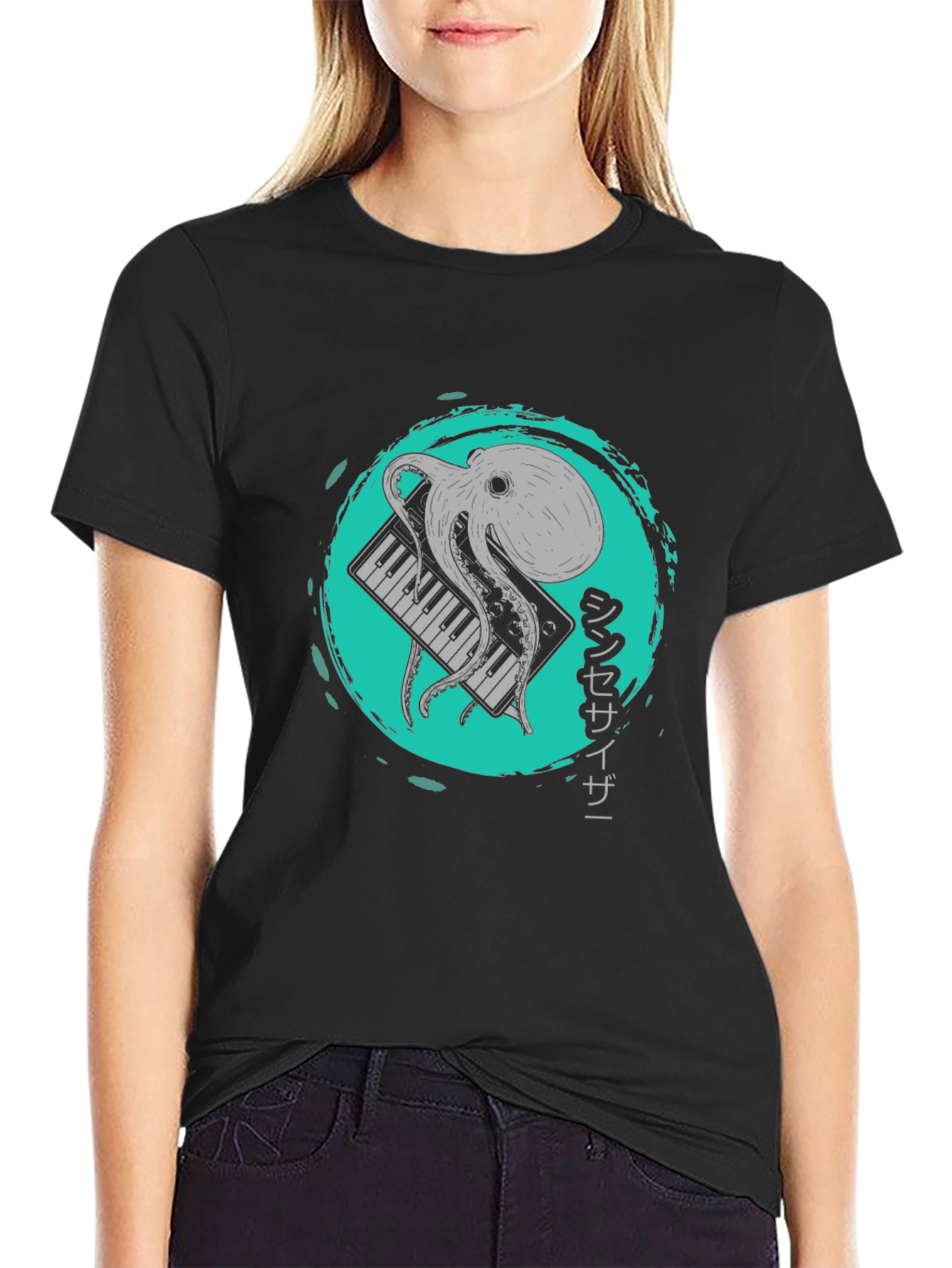 Octopus Synthesizer Graphic Tee - Unique Design