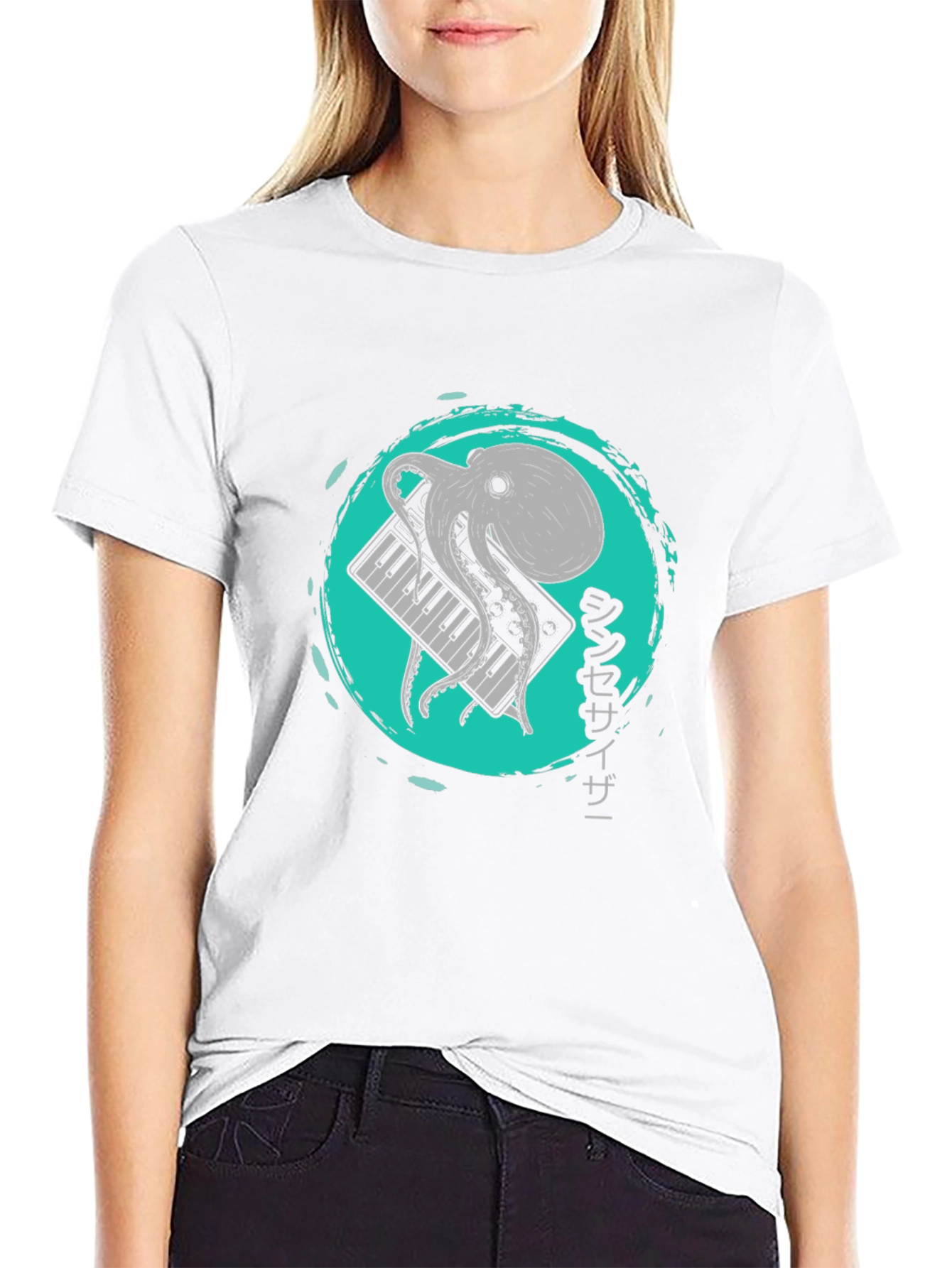 Octopus Synthesizer Graphic Tee - Unique Design