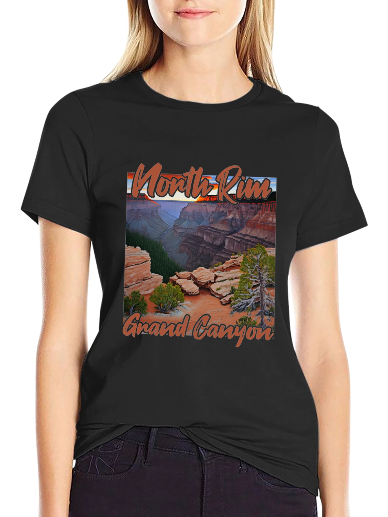 North Rim Grand Canyon Graphic Tee