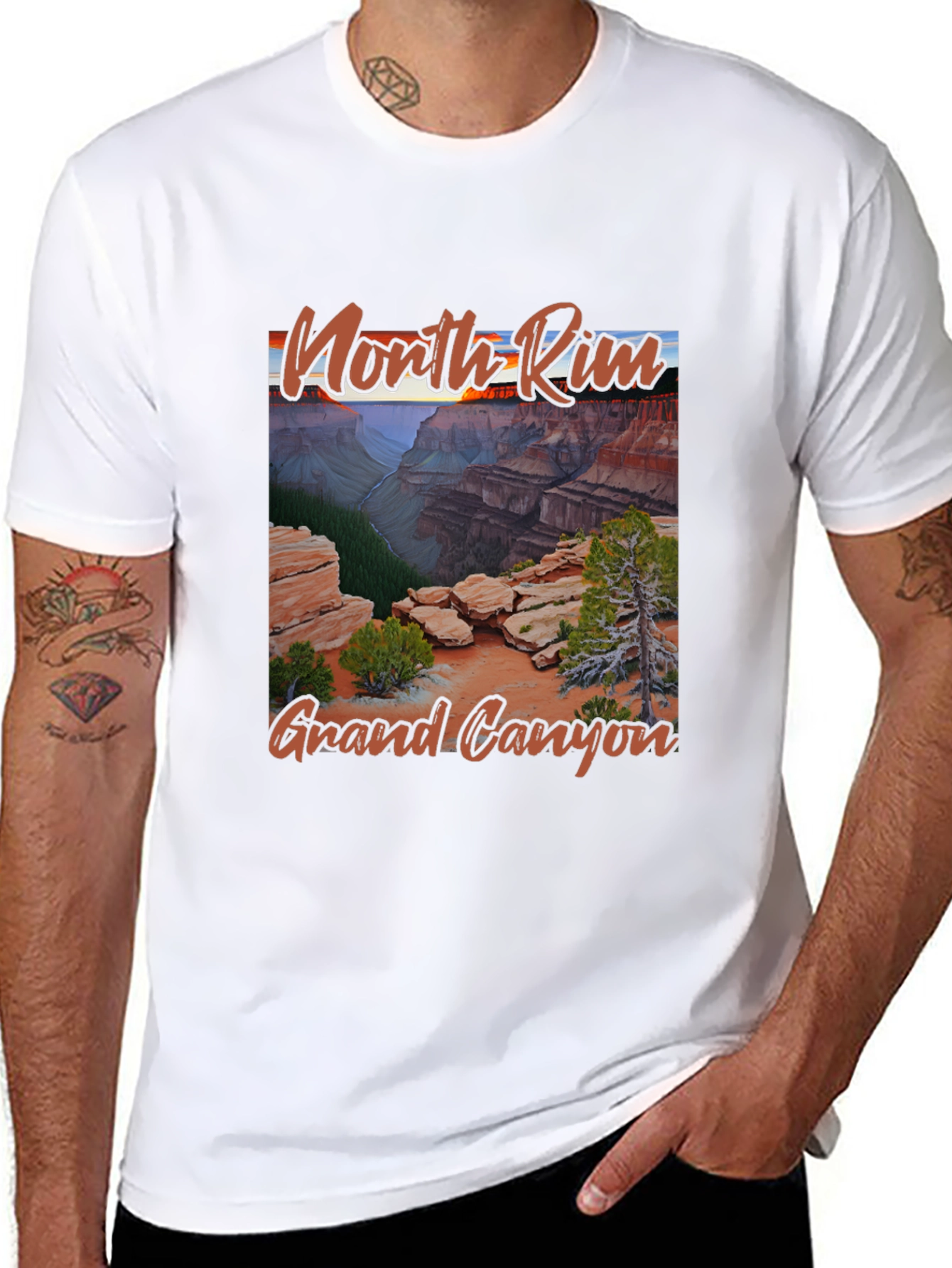 North Rim Grand Canyon Graphic Tee