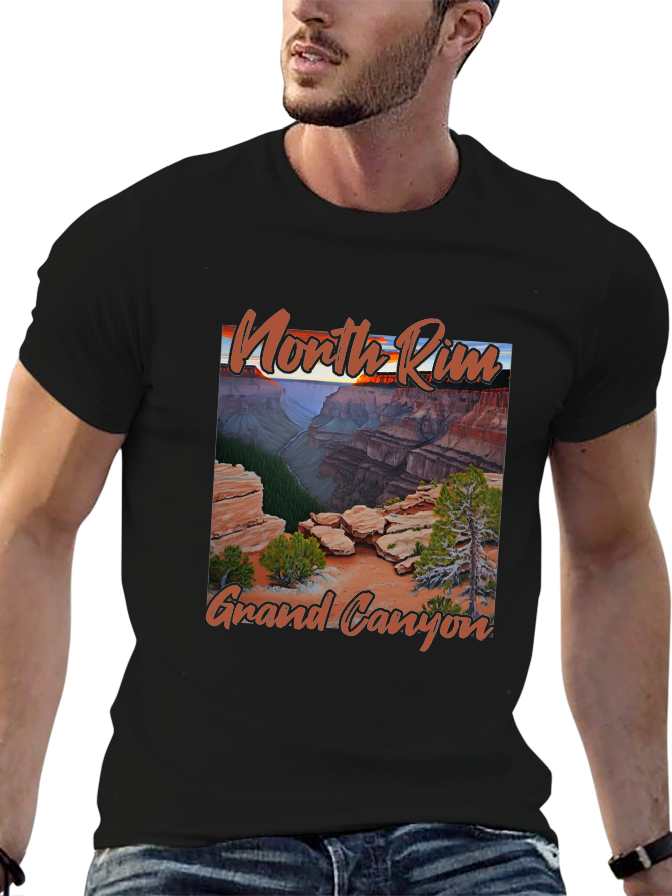 North Rim Grand Canyon Graphic Tee