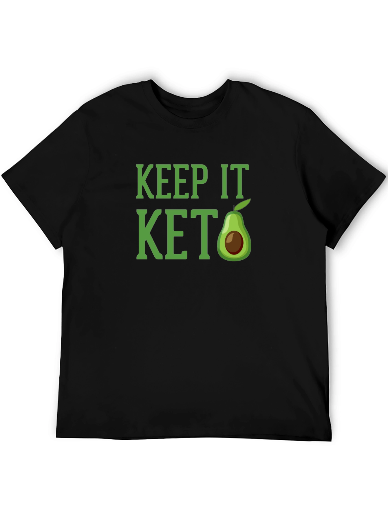Keep It Keto Avocado Graphic T-Shirt