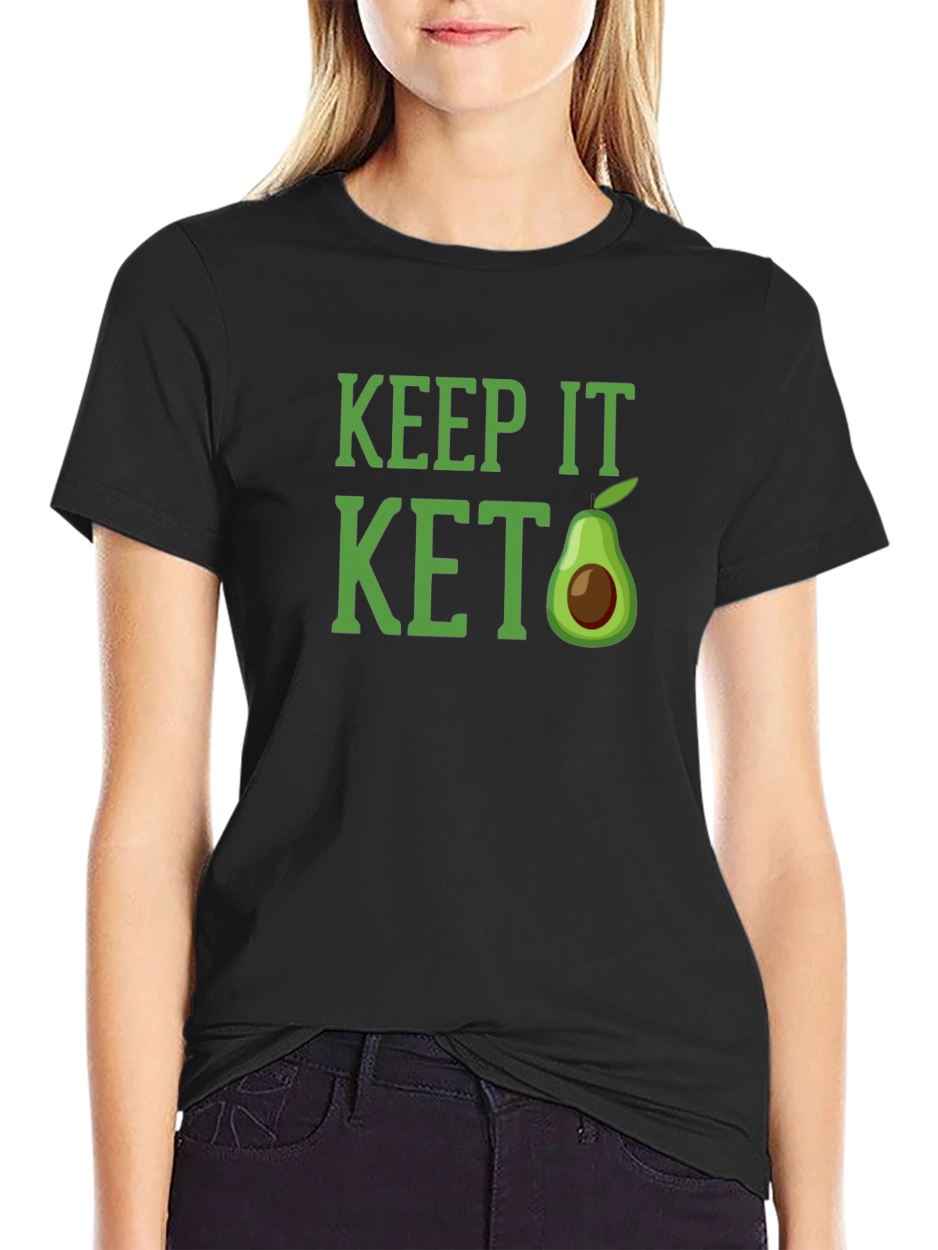 Keep It Keto Avocado Graphic T-Shirt