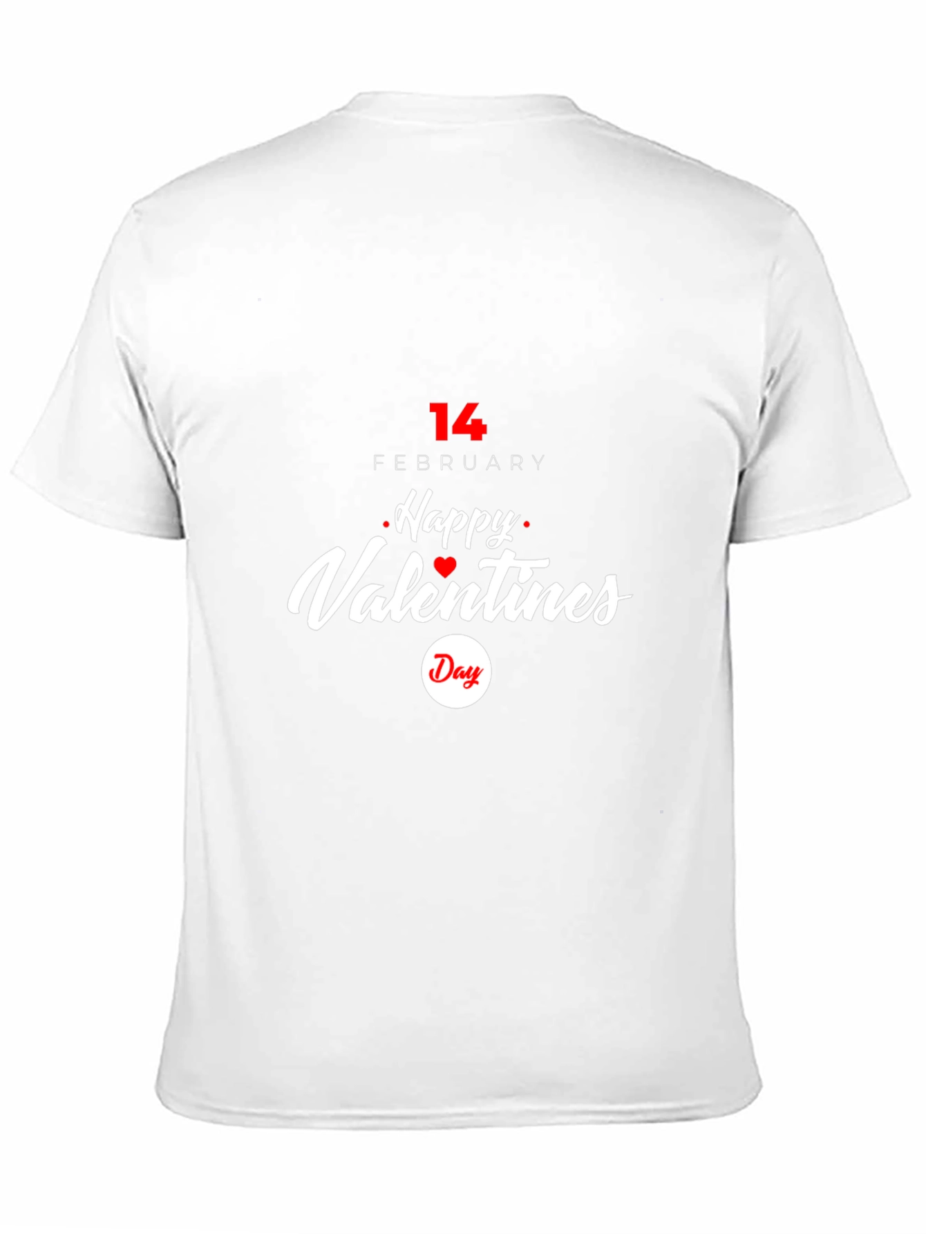 Happy Valentines Day Black T-Shirt