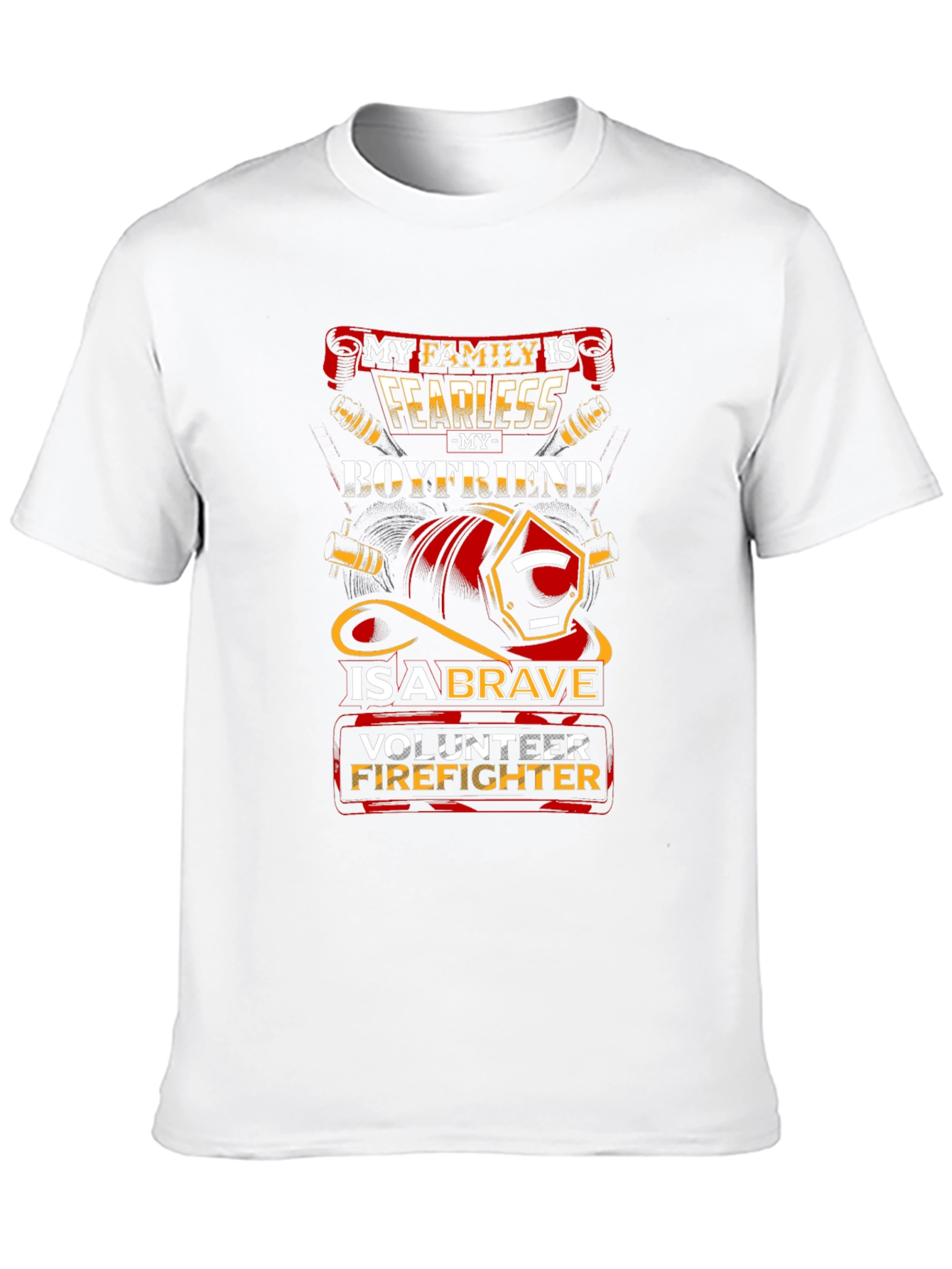 Fearless Firefighter Boyfriend Tee