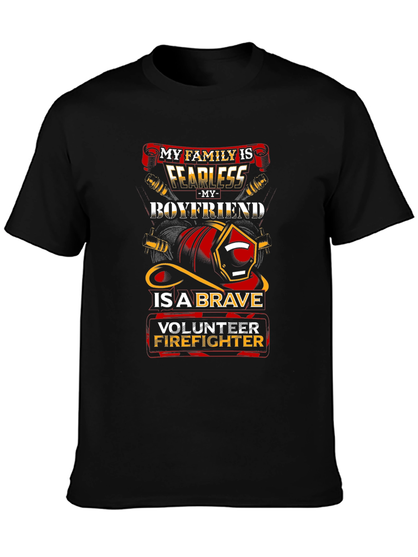 Fearless Firefighter Boyfriend Tee