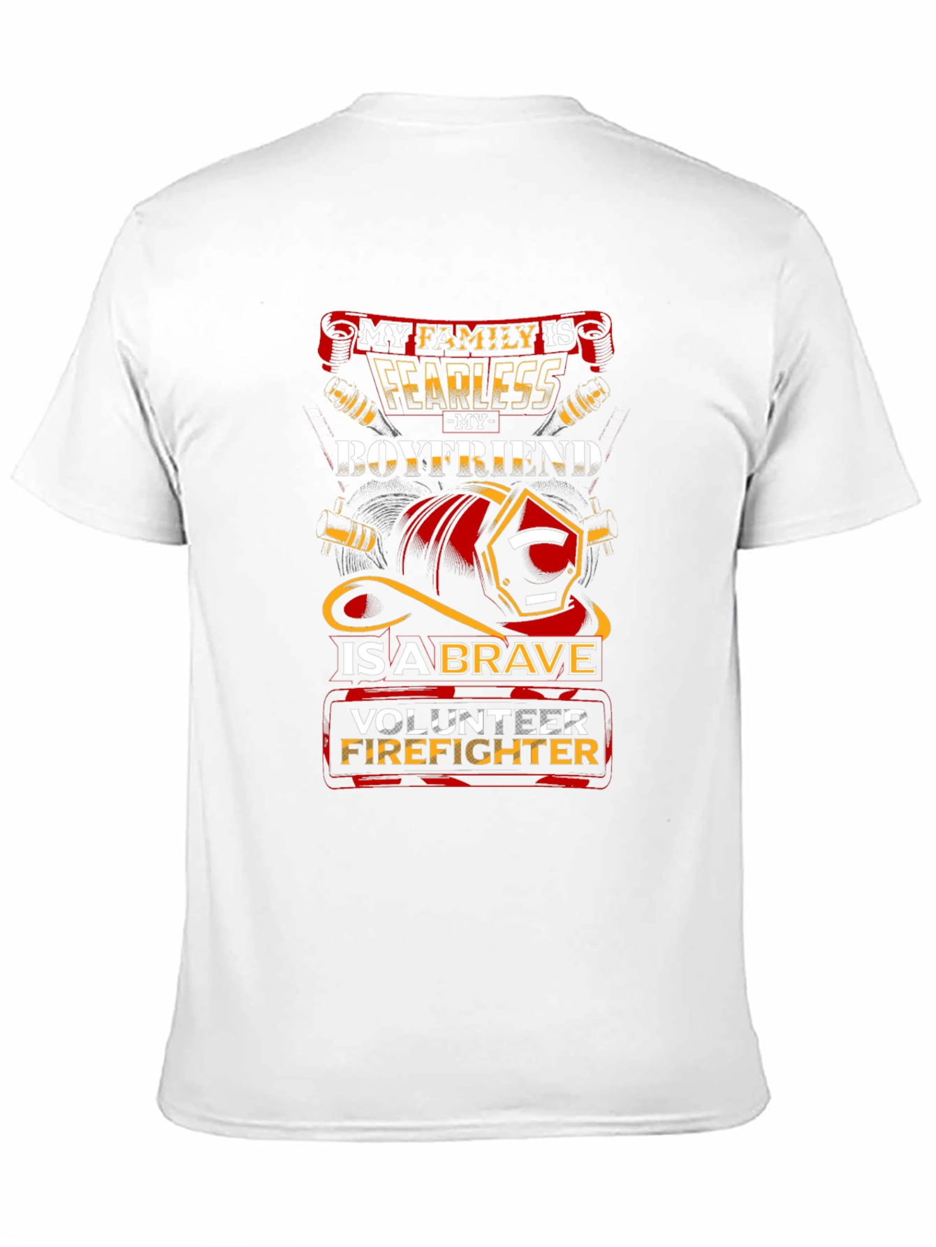 Fearless Firefighter Boyfriend Tee