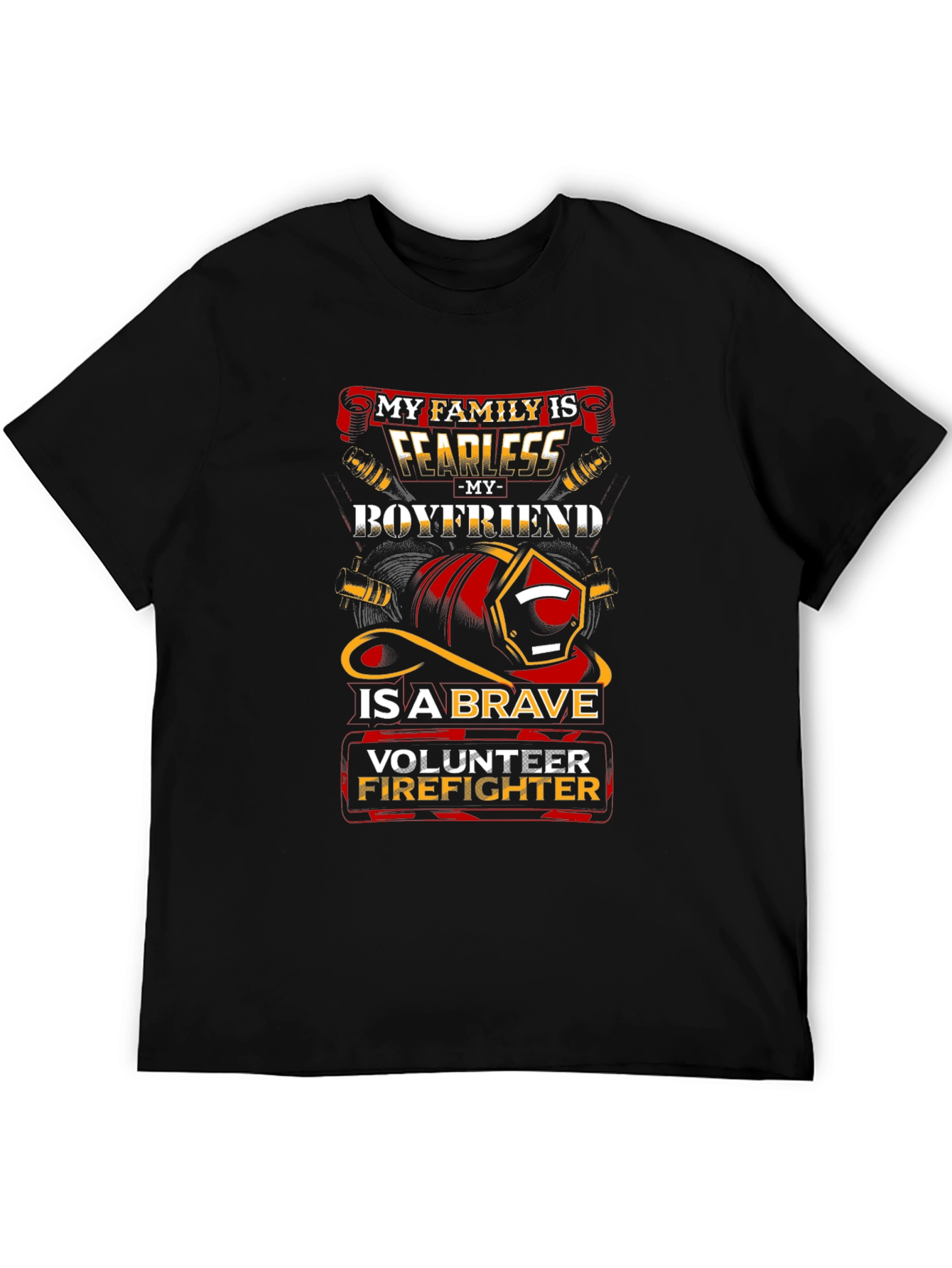 Fearless Firefighter Boyfriend Tee