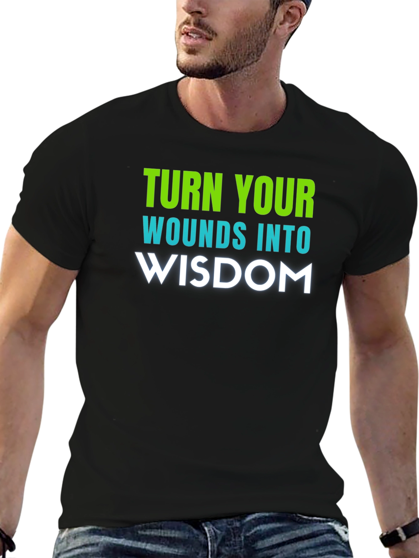 Turn Wounds Into Wisdom Graphic Tee
