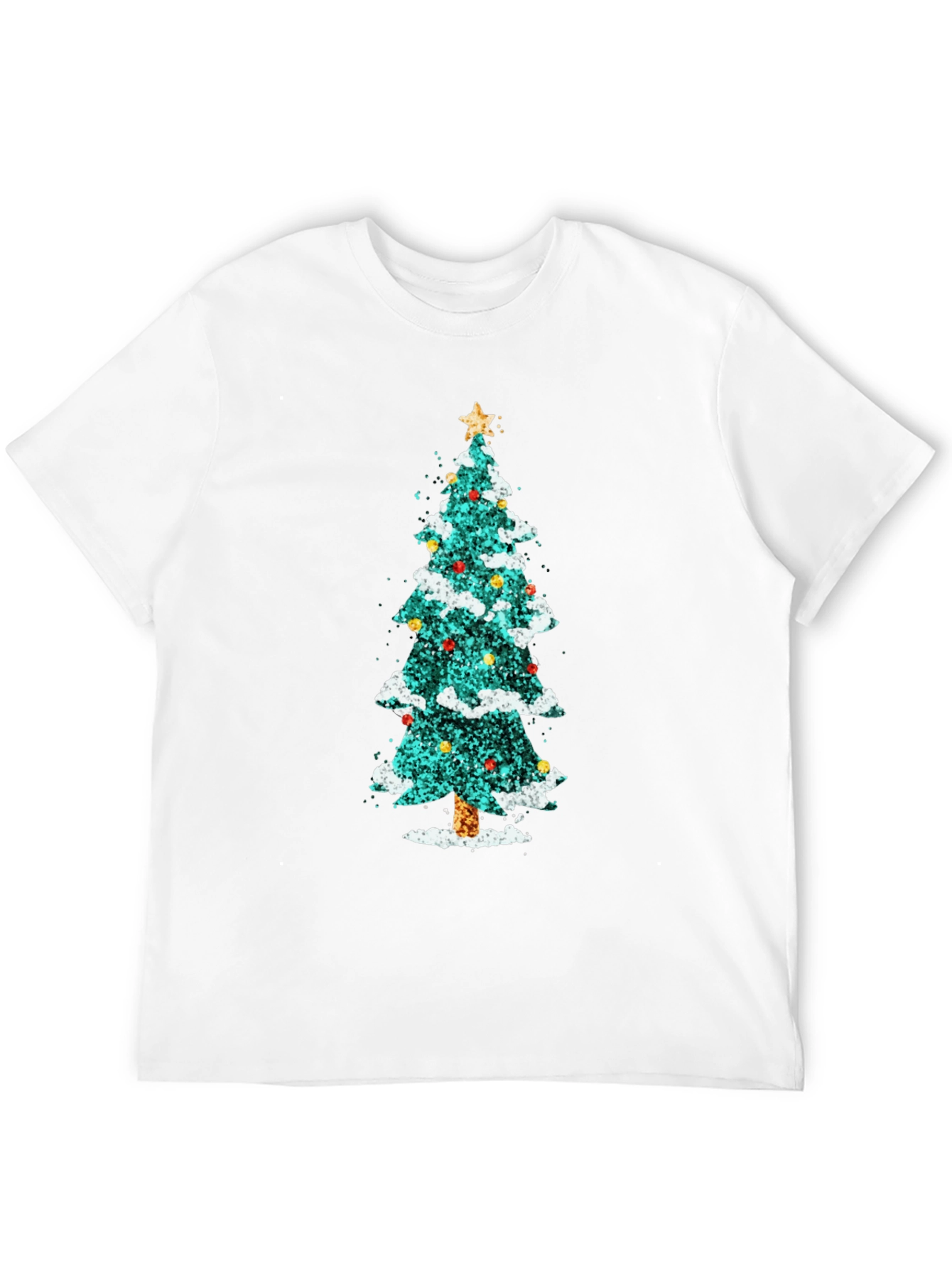 Festive Christmas Tree Graphic Tee - Holiday Style