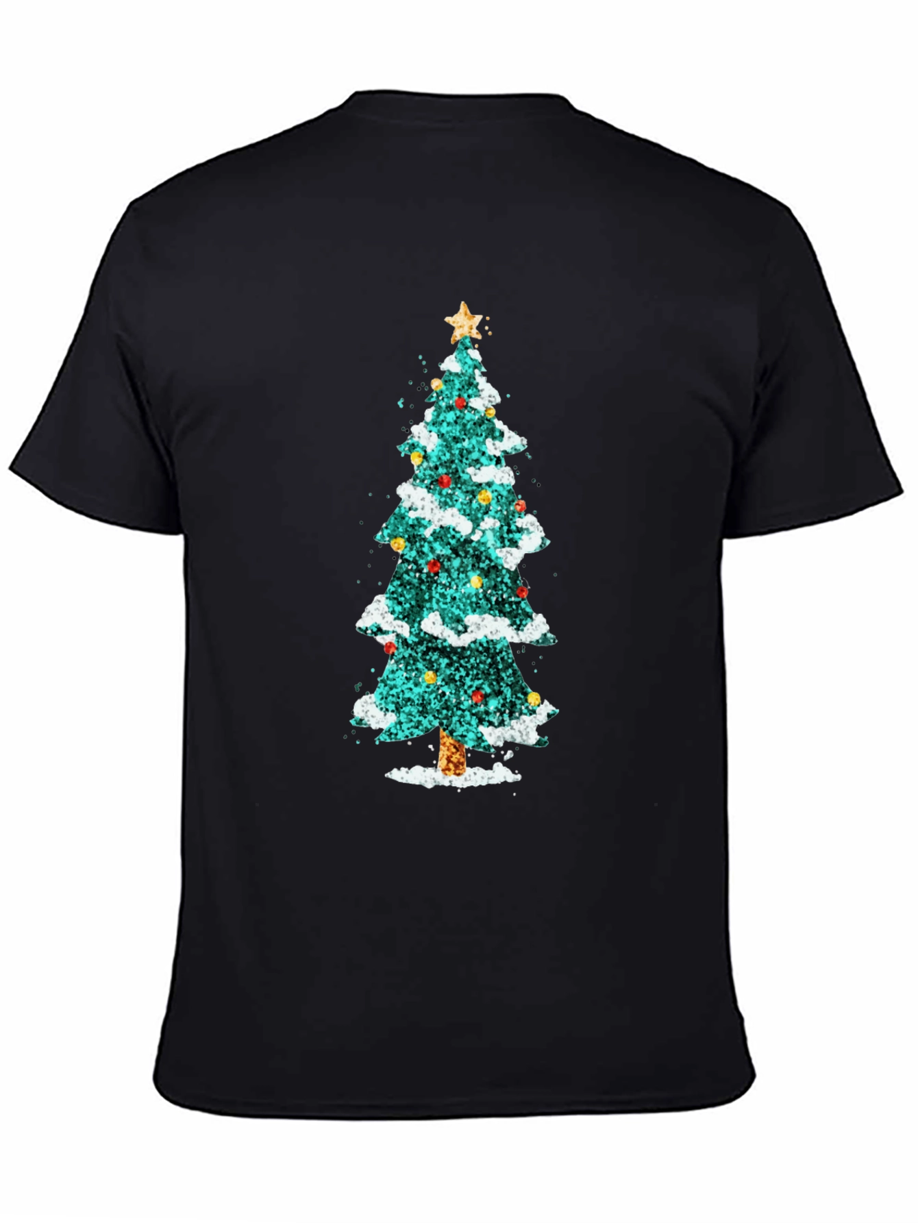 Festive Christmas Tree Graphic Tee - Holiday Style