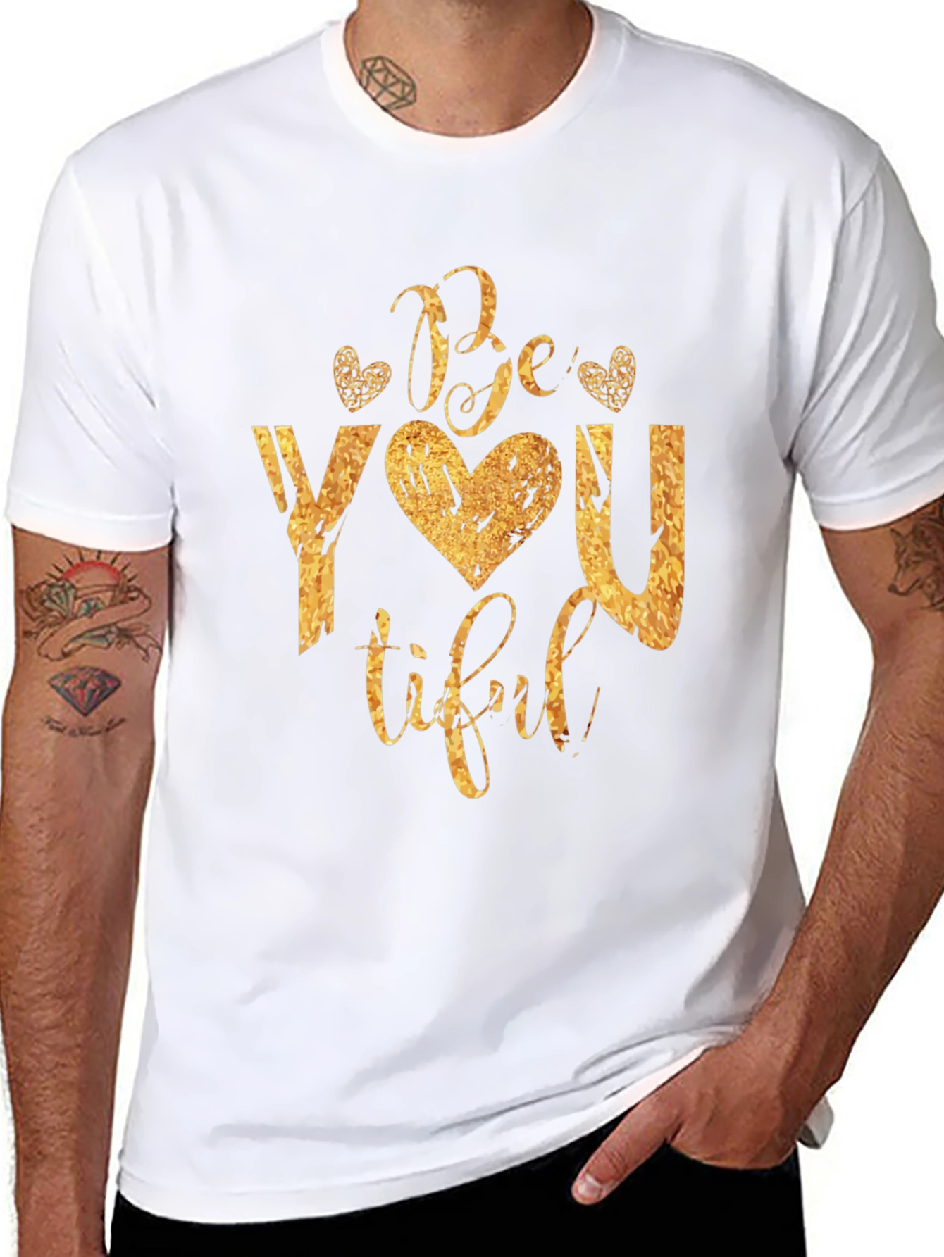 Be YOU tiful Black Graphic Tee