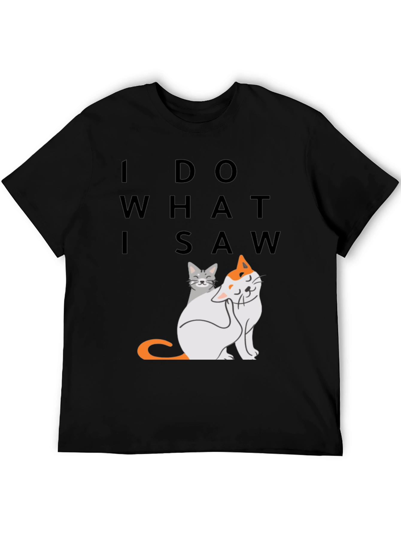 Funny Cat Graphic T-Shirt
