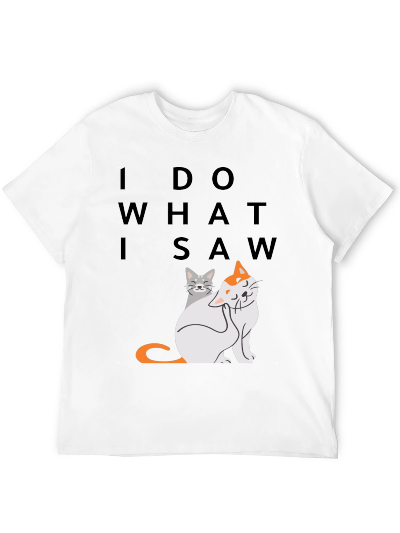 Funny Cat Graphic T-Shirt