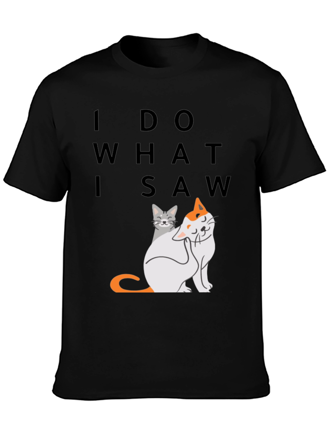 Funny Cat Graphic T-Shirt