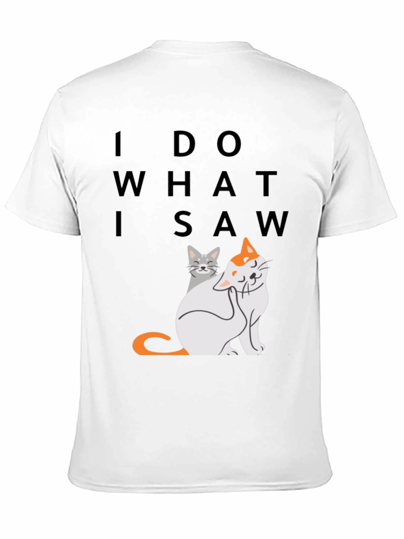 Funny Cat Graphic T-Shirt