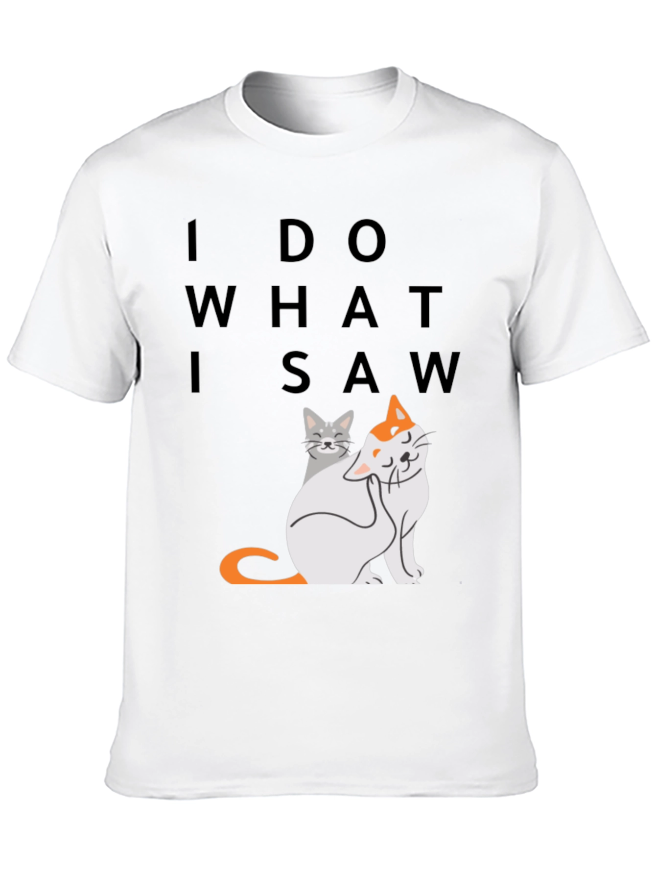 Funny Cat Graphic T-Shirt