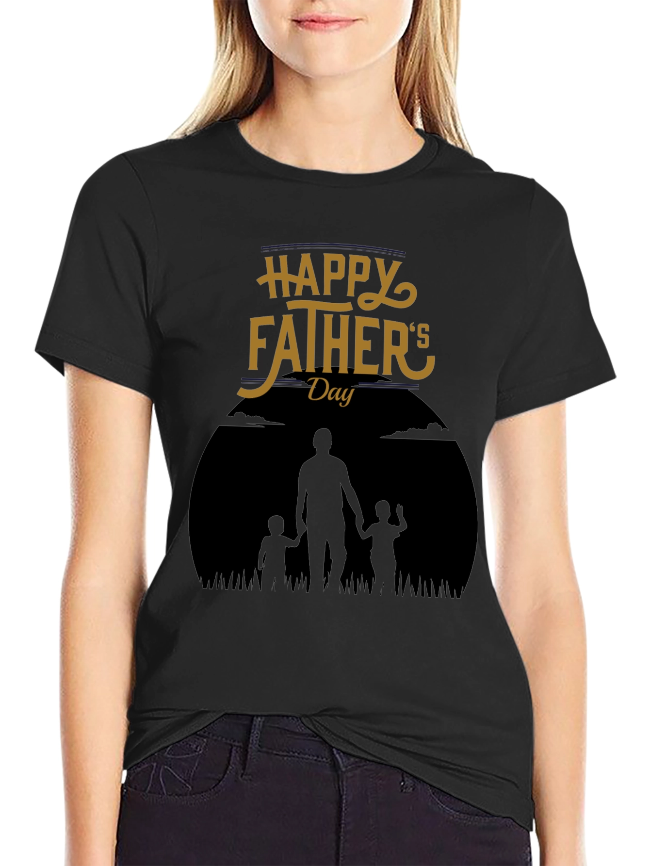 Fathers Day Graphic Tee - Black