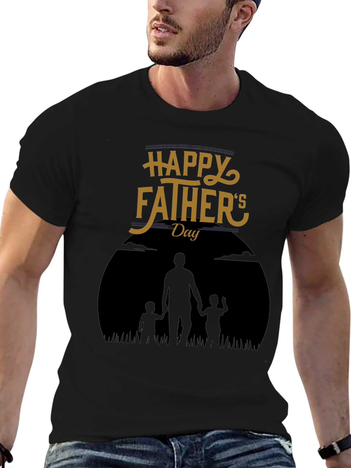 Fathers Day Graphic Tee - Black