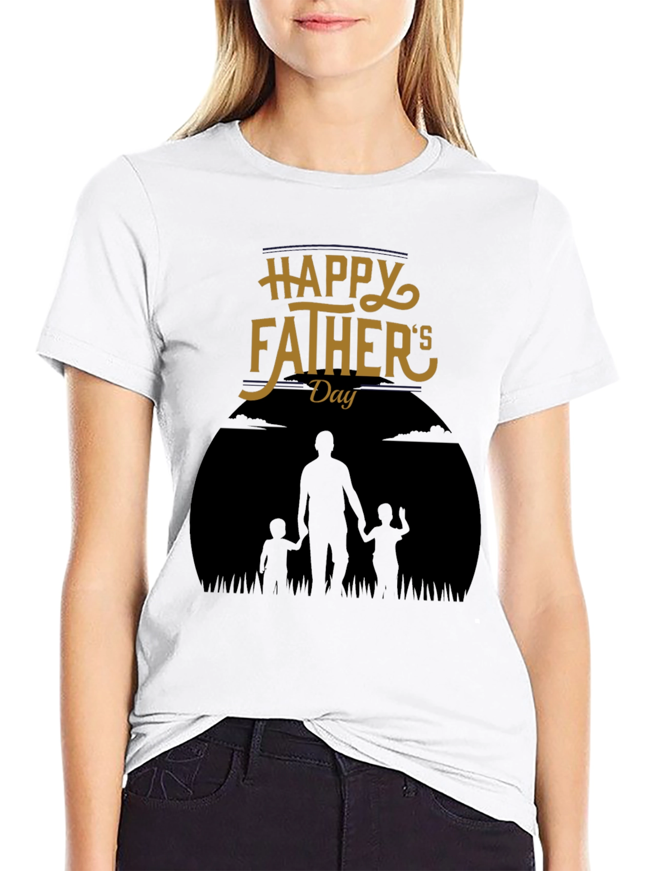 Fathers Day Graphic Tee - Black