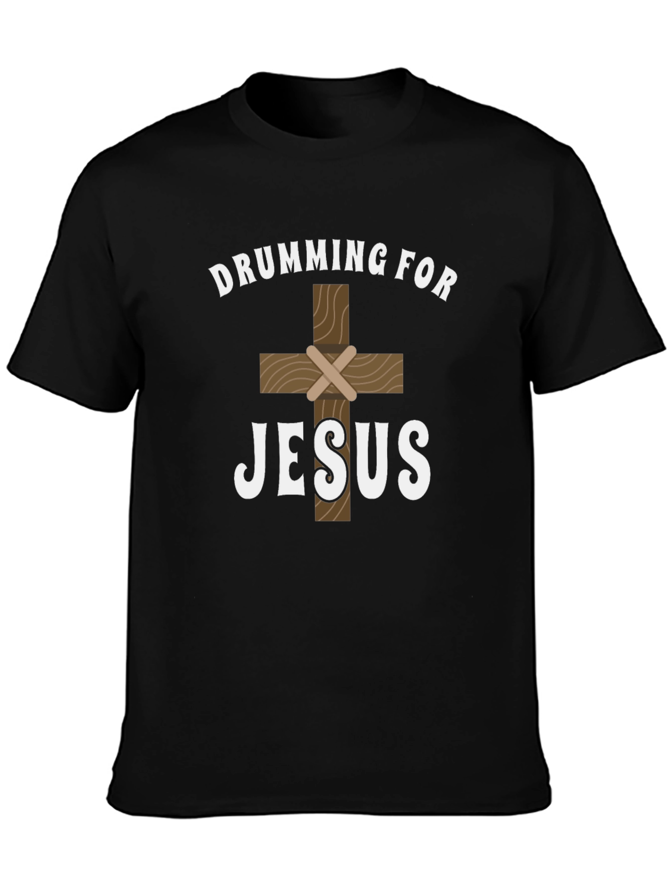 Drumming for Jesus Graphic T-Shirt