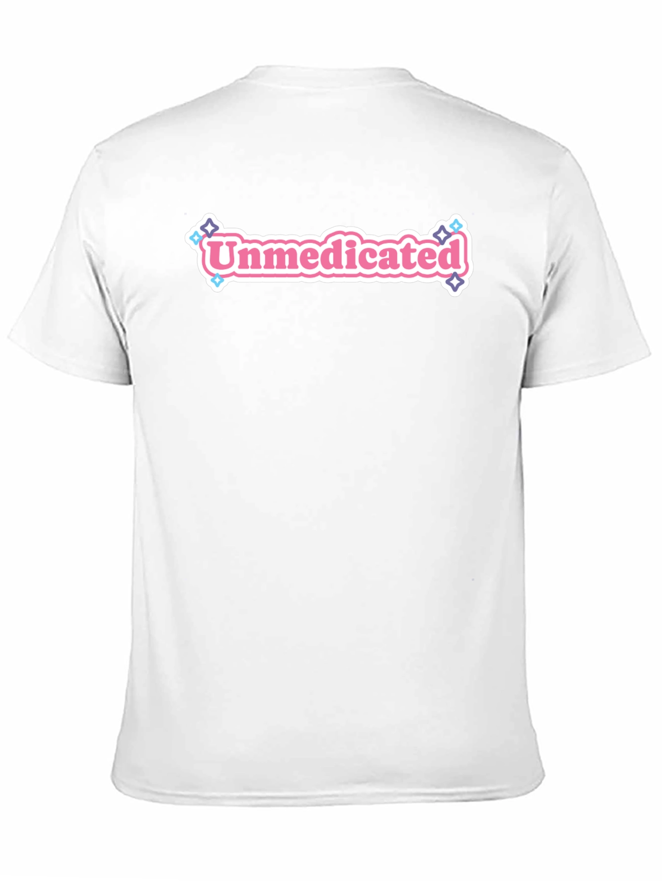 Unmedicated Graphic Tee - Black Crew Neck T-Shirt