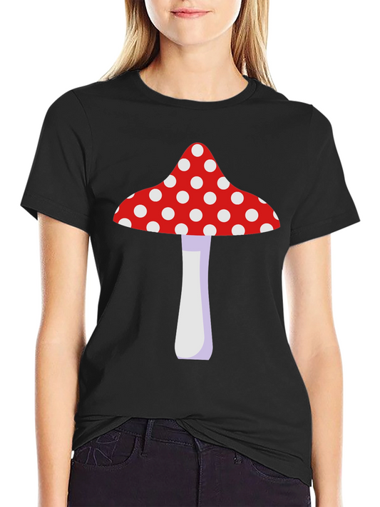 Mushroom Graphic Tee - Fun Novelty T-Shirt