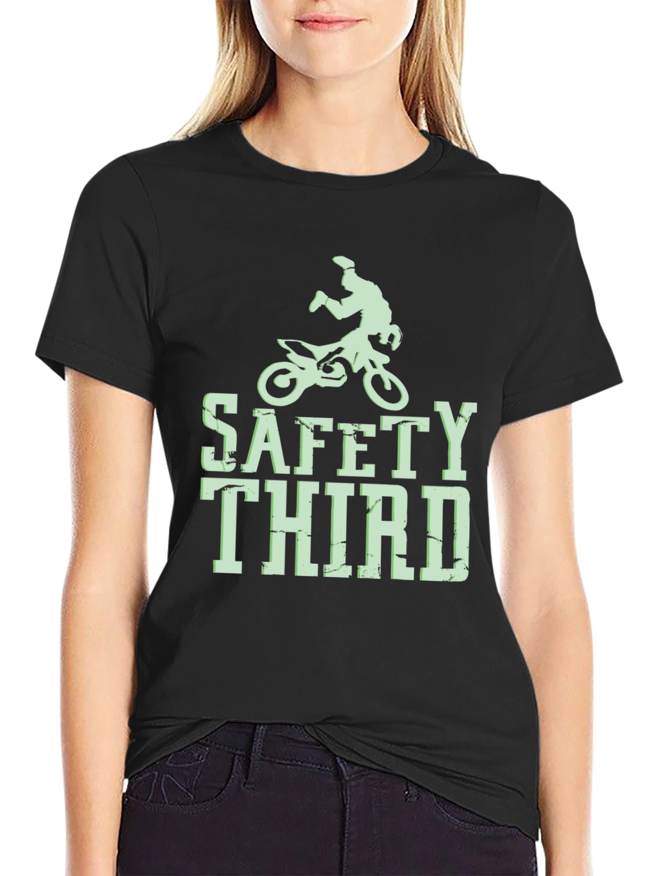 Safety Third Motocross T-Shirt - Black