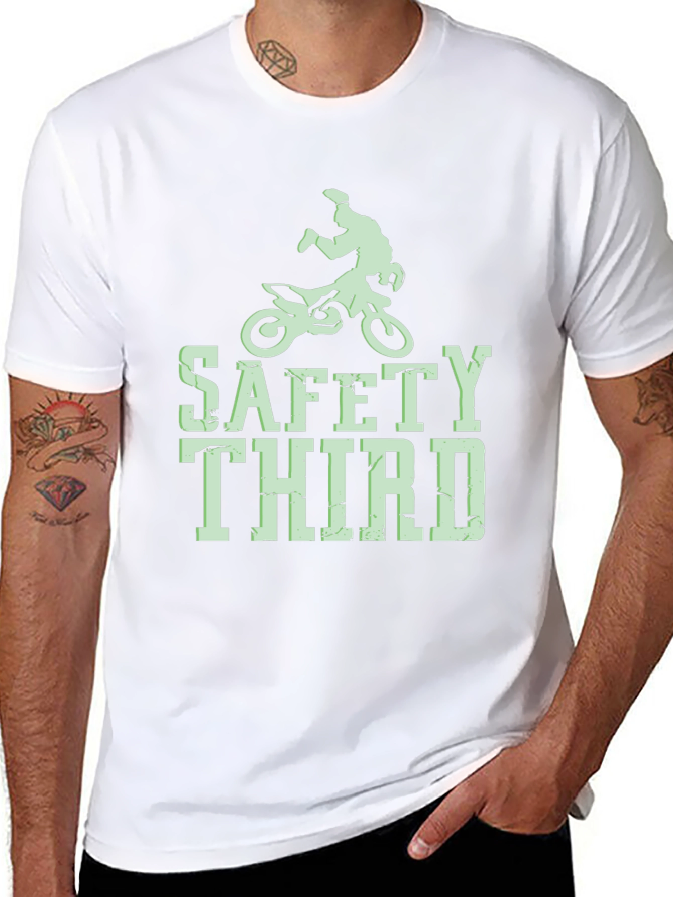 Safety Third Motocross T-Shirt - Black