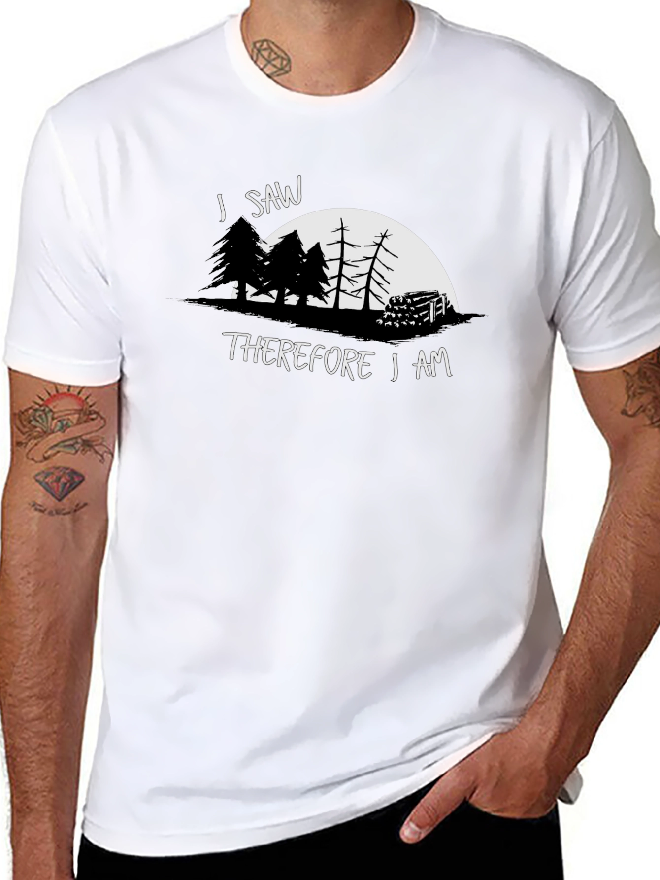 I Saw Therefore I Am Graphic T-Shirt