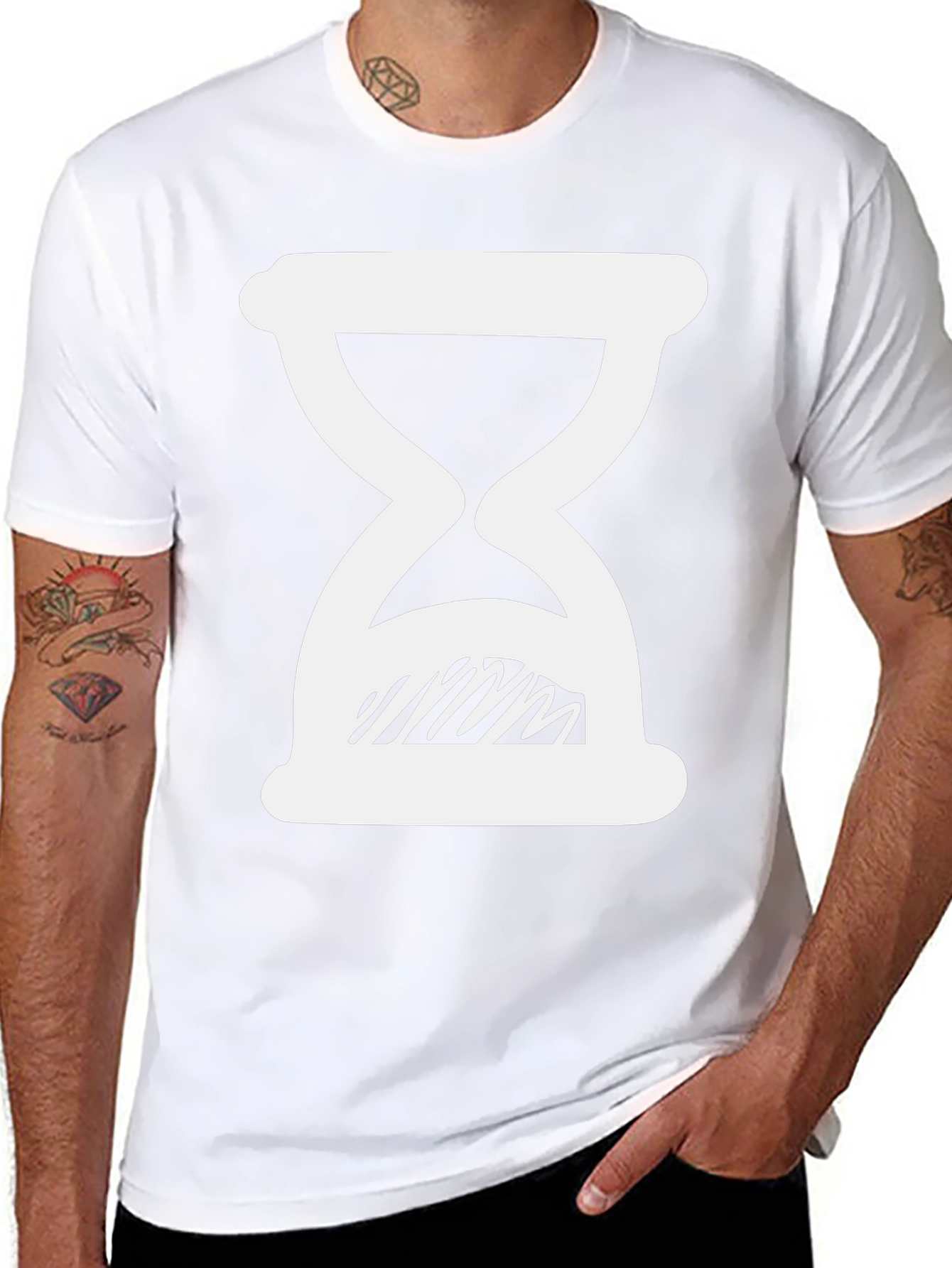 Hourglass Graphic T-Shirt - Classic Time Design