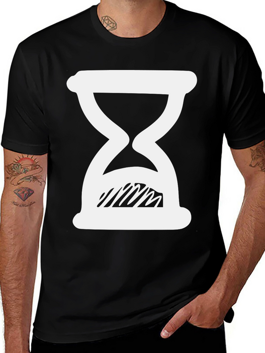 Hourglass Graphic T-Shirt - Classic Time Design