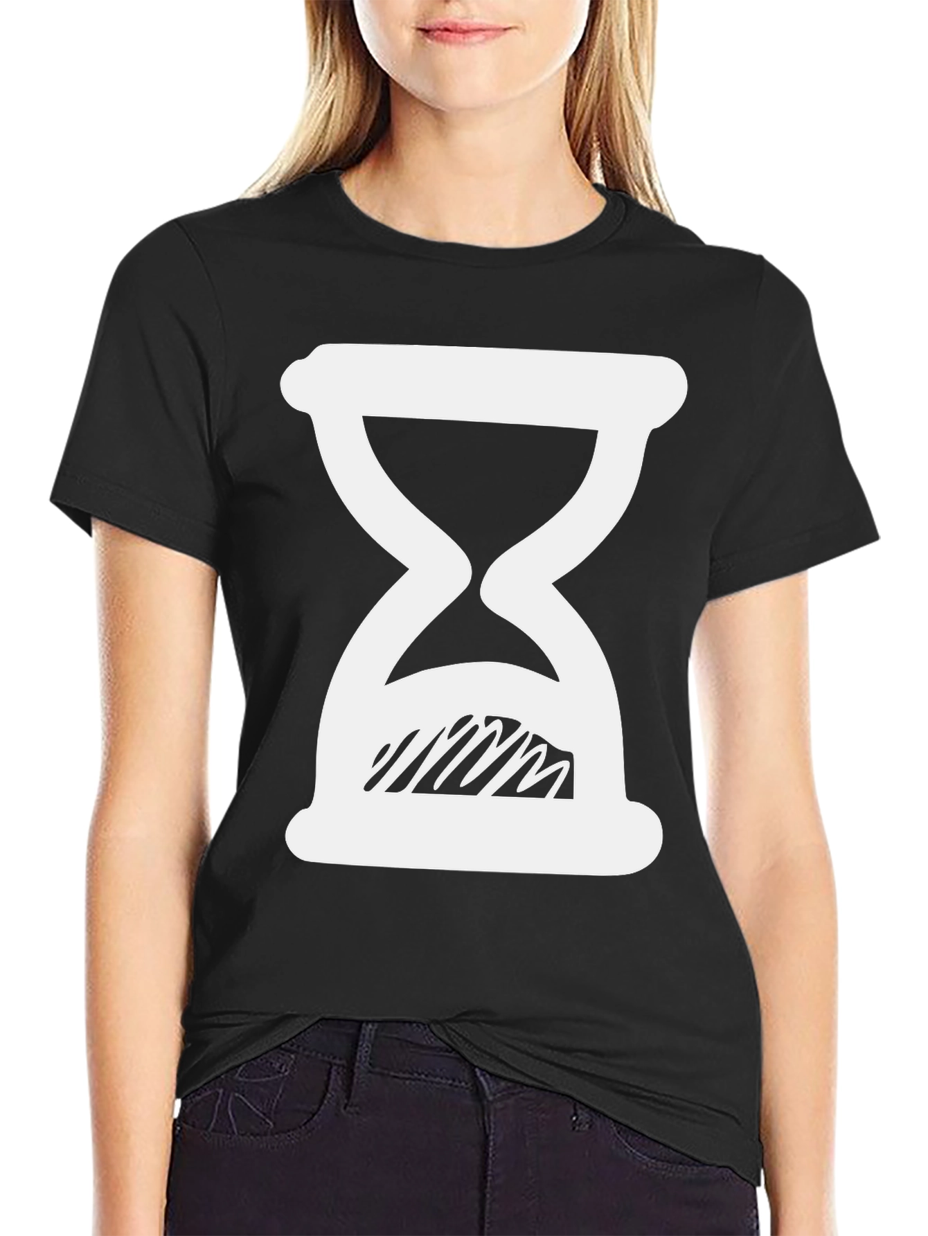 Hourglass Graphic T-Shirt - Classic Time Design