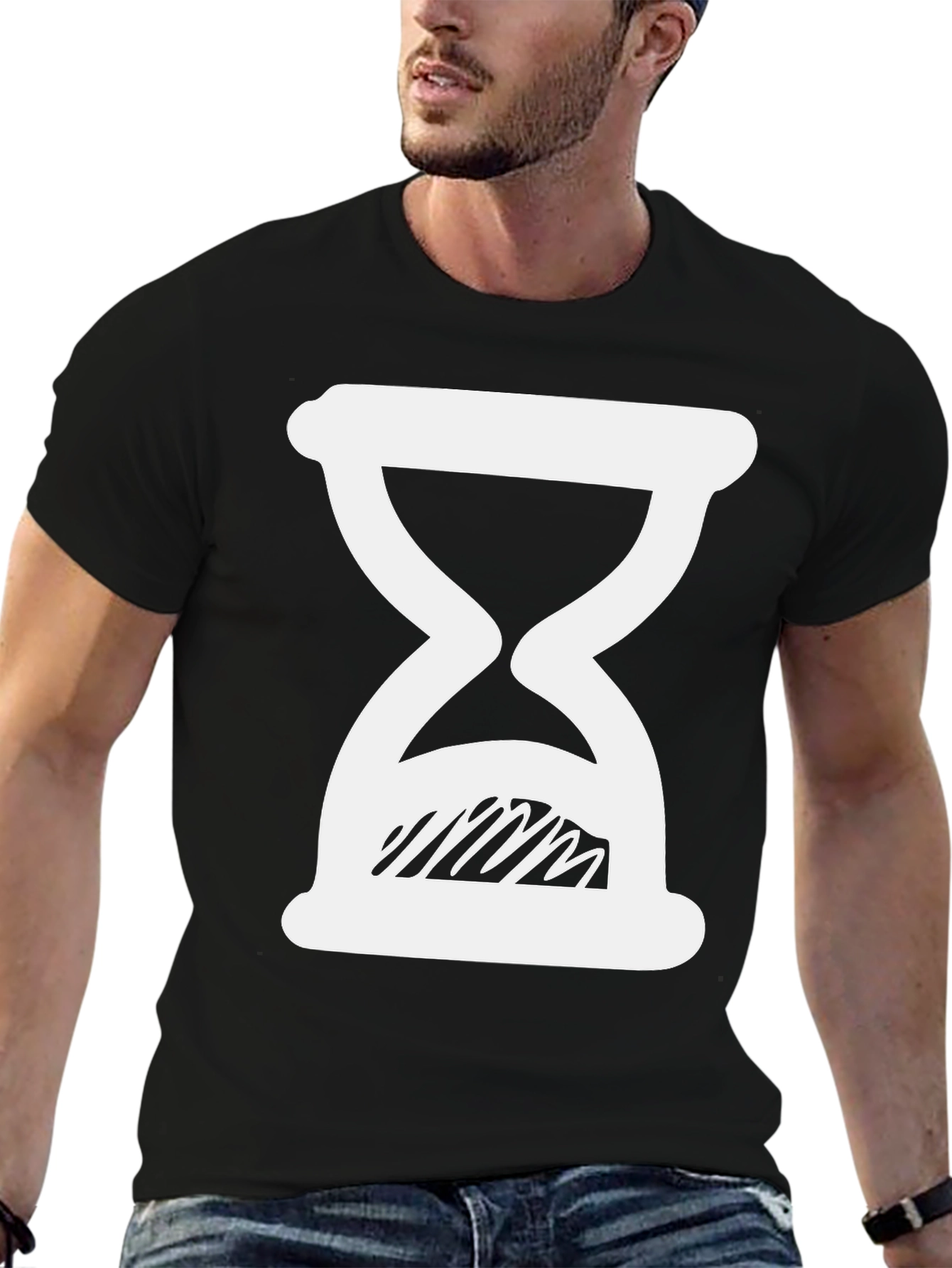 Hourglass Graphic T-Shirt - Classic Time Design